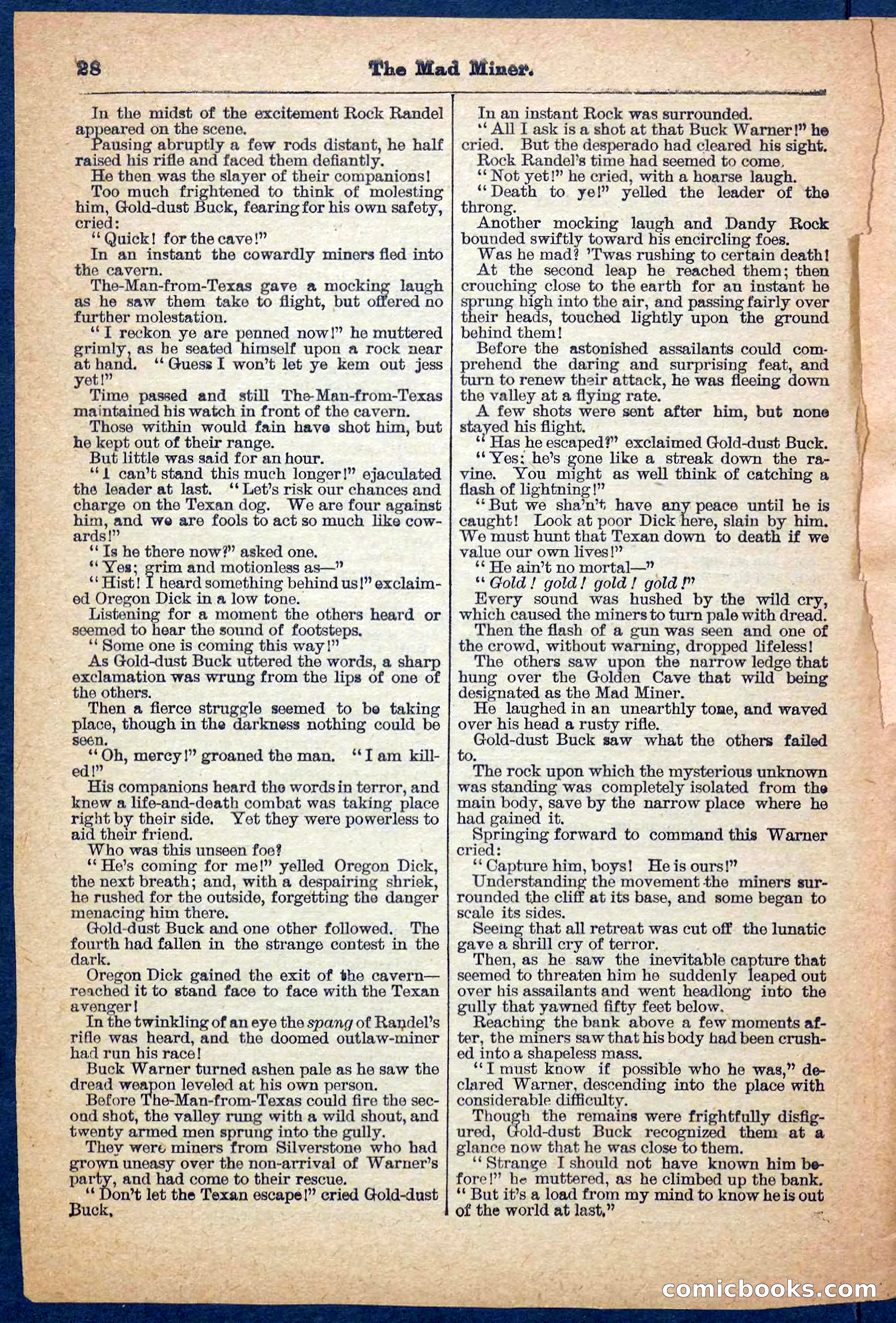 Beadle's Pocket Library, No. 150 — page 28 of 32