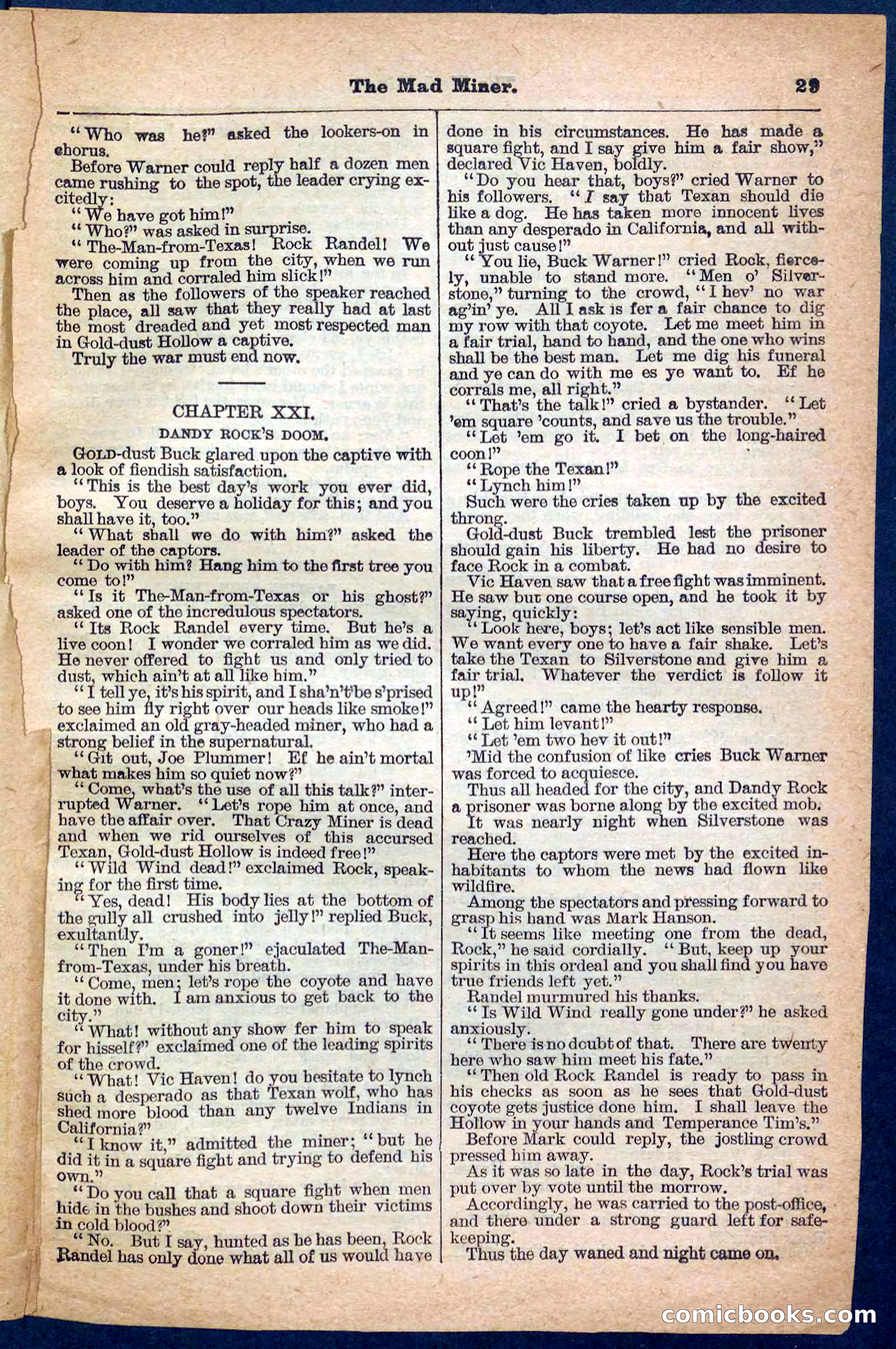 Beadle's Pocket Library, No. 150 — page 29 of 32