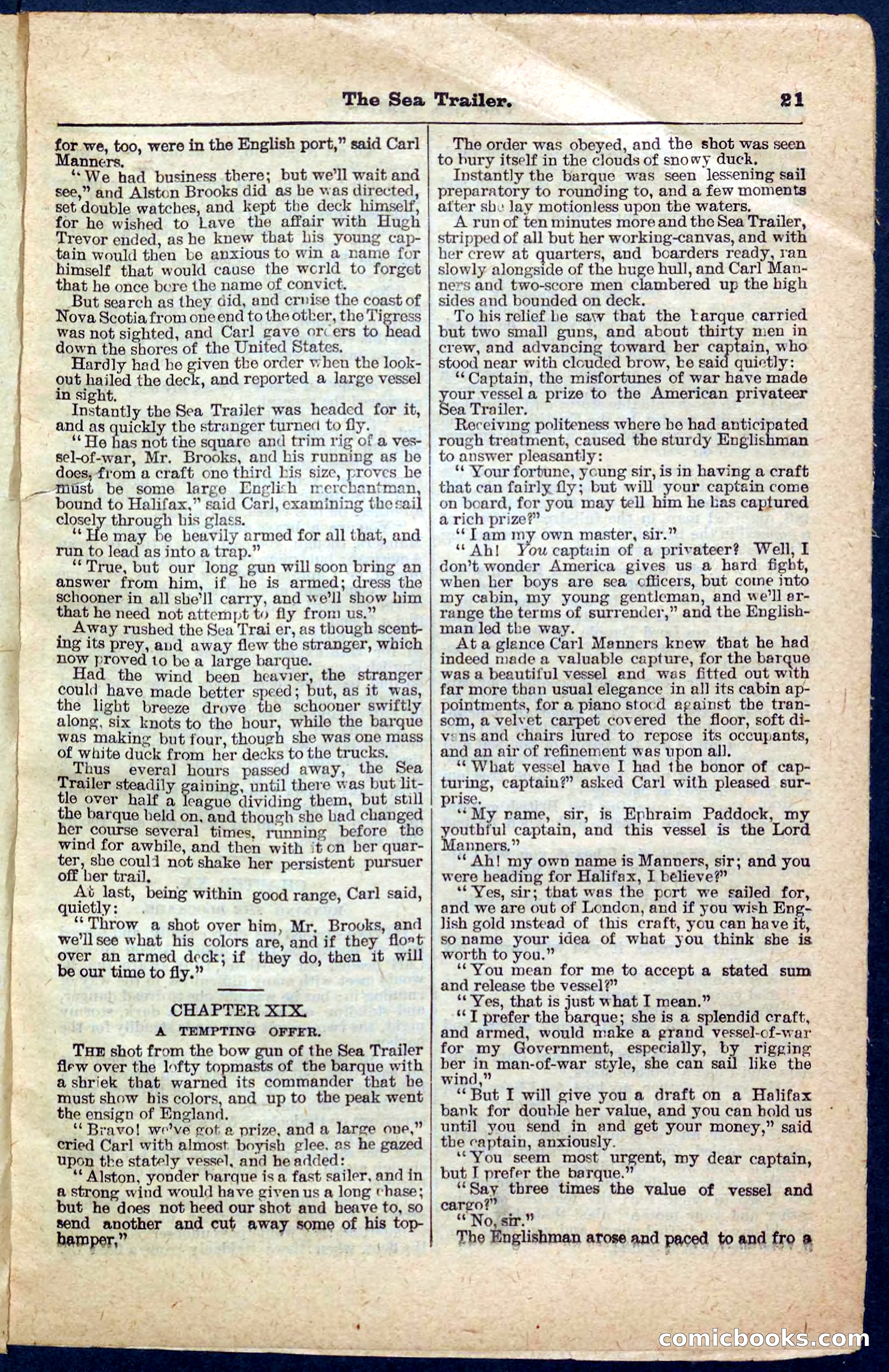 Beadle's Pocket Library, No. 151 — page 21 of 32