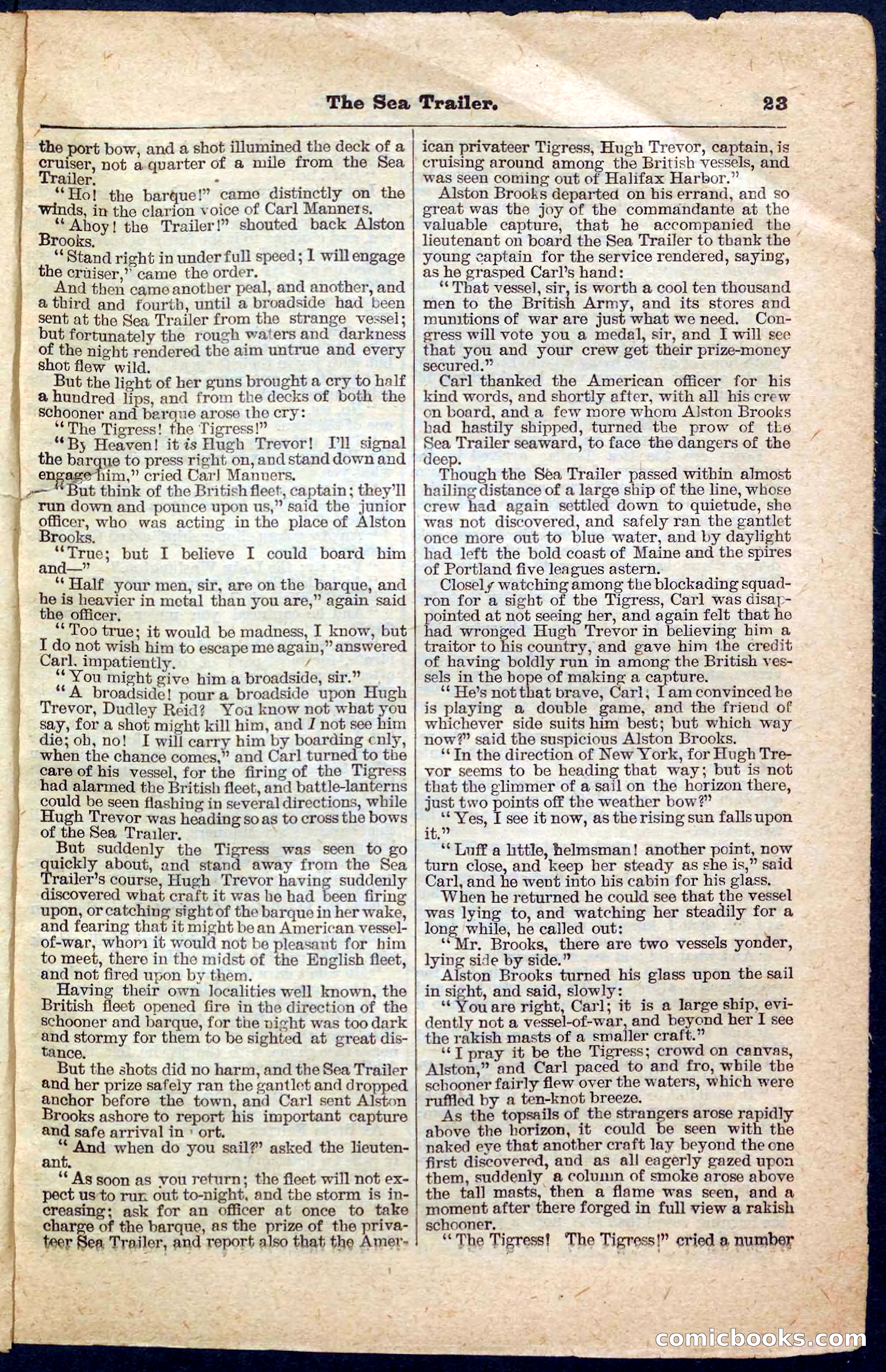 Beadle's Pocket Library, No. 151 — page 23 of 32