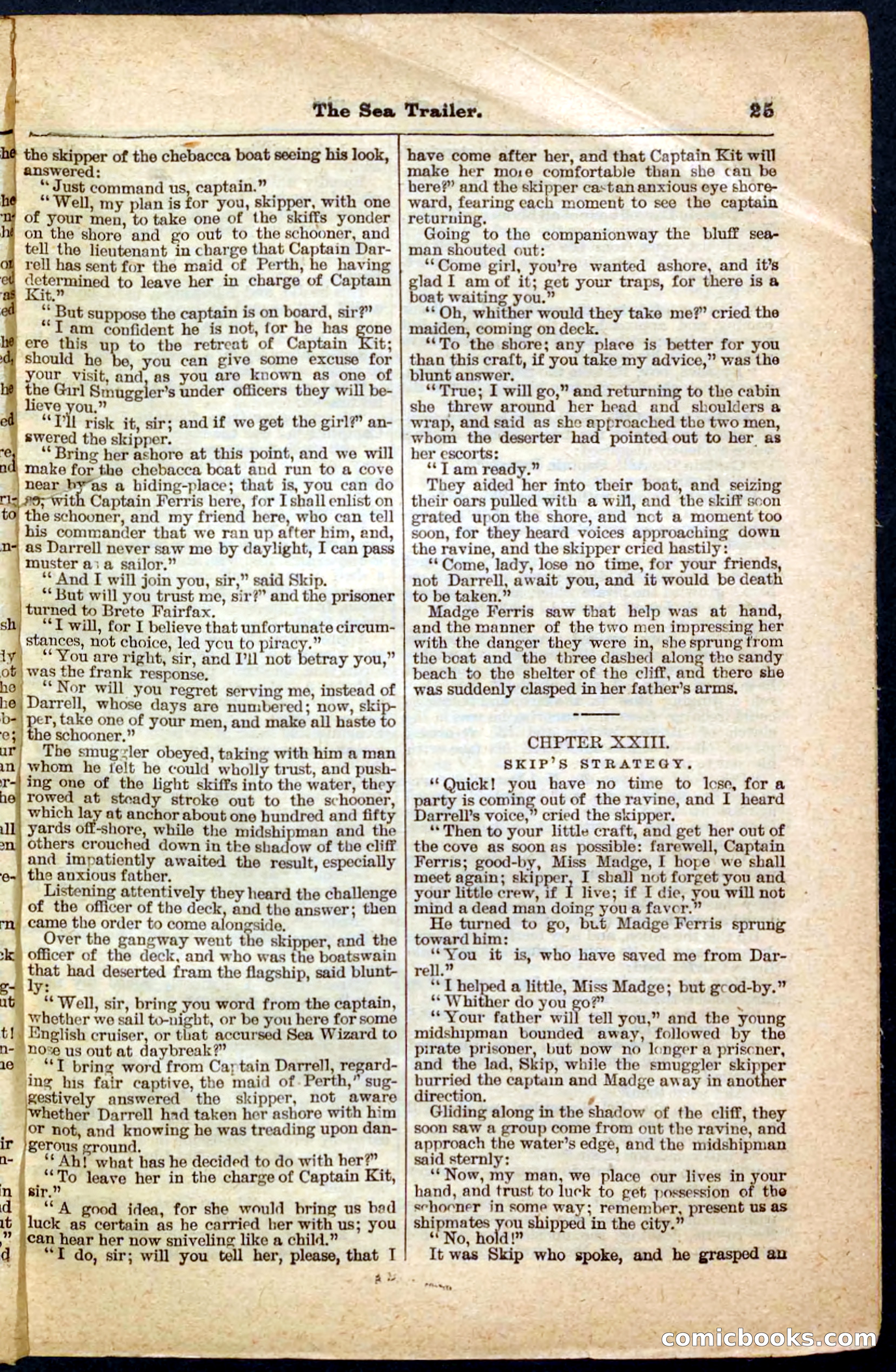 Beadle's Pocket Library, No. 151 — page 25 of 32