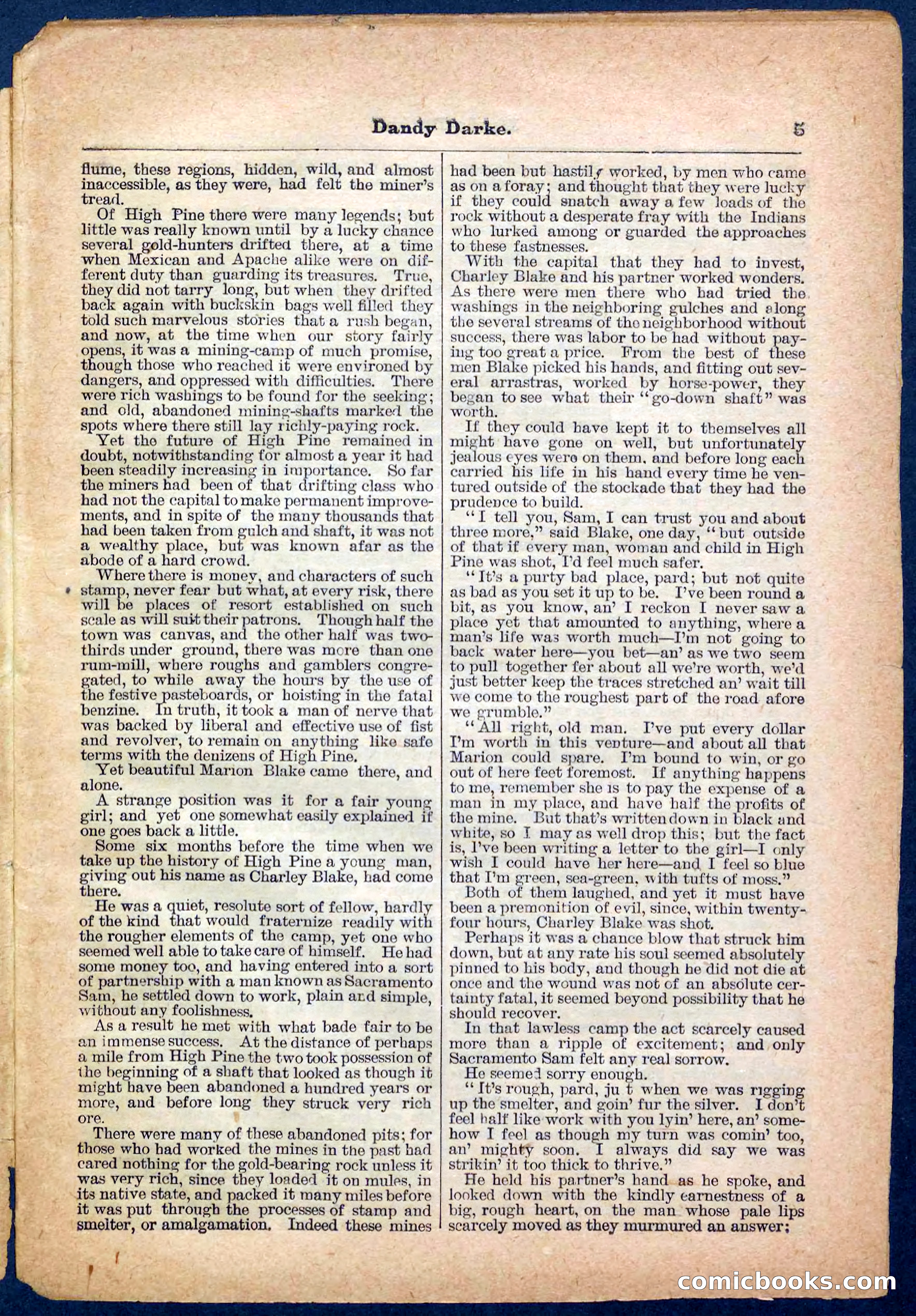 Beadle's Pocket Library No. 152 — page 5 of 32