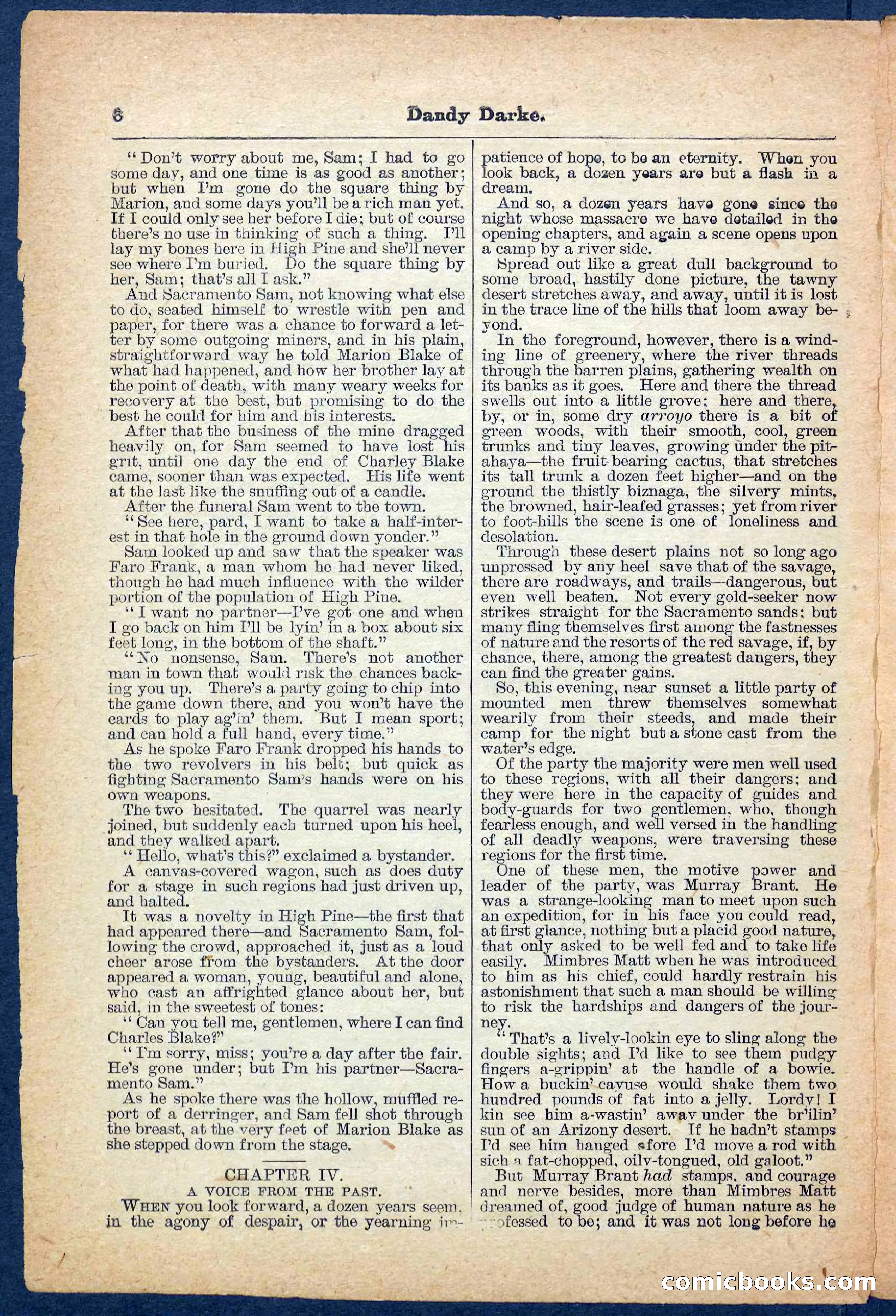 Beadle's Pocket Library No. 152 — page 6 of 32