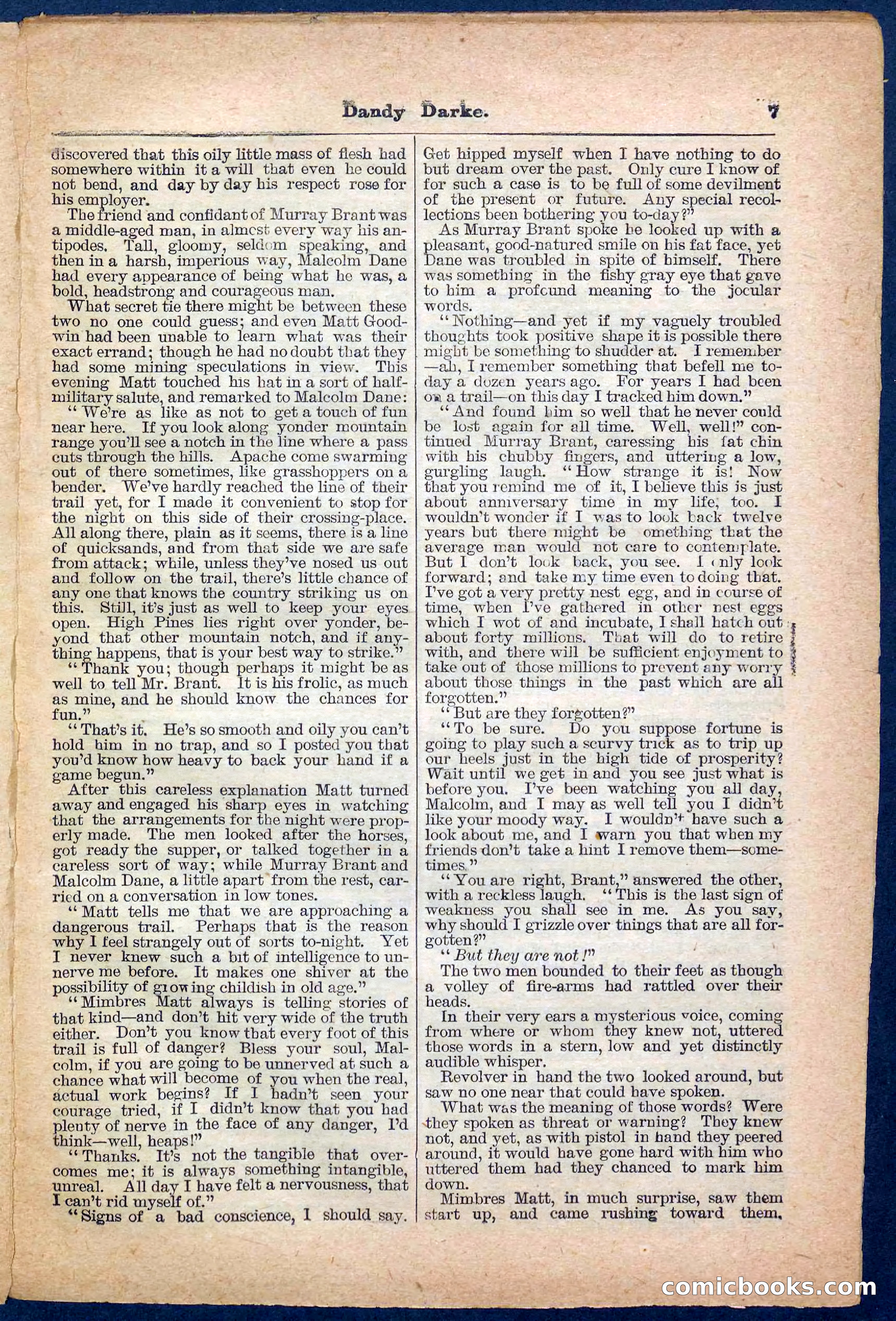 Beadle's Pocket Library No. 152 — page 7 of 32