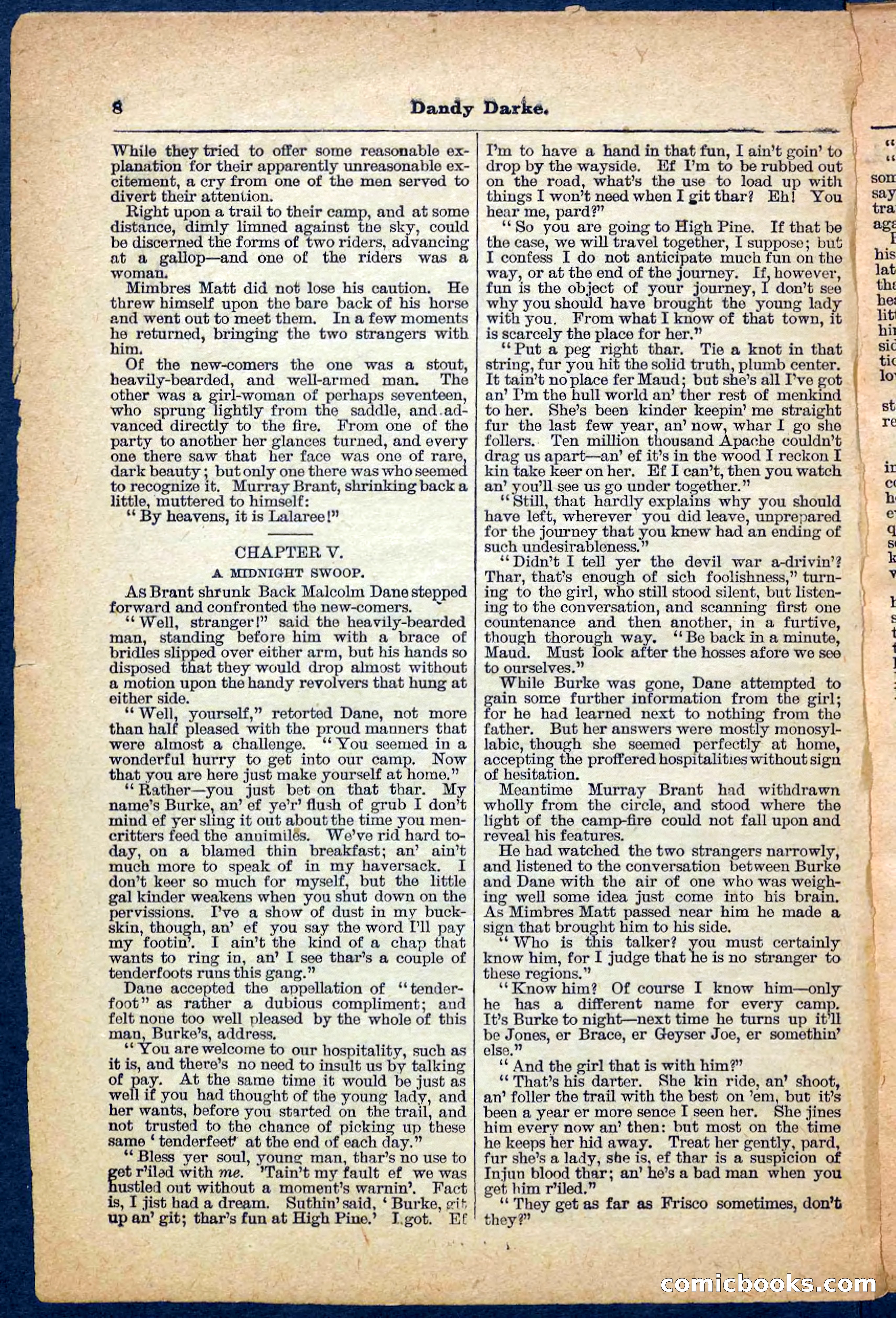 Beadle's Pocket Library No. 152 — page 8 of 32
