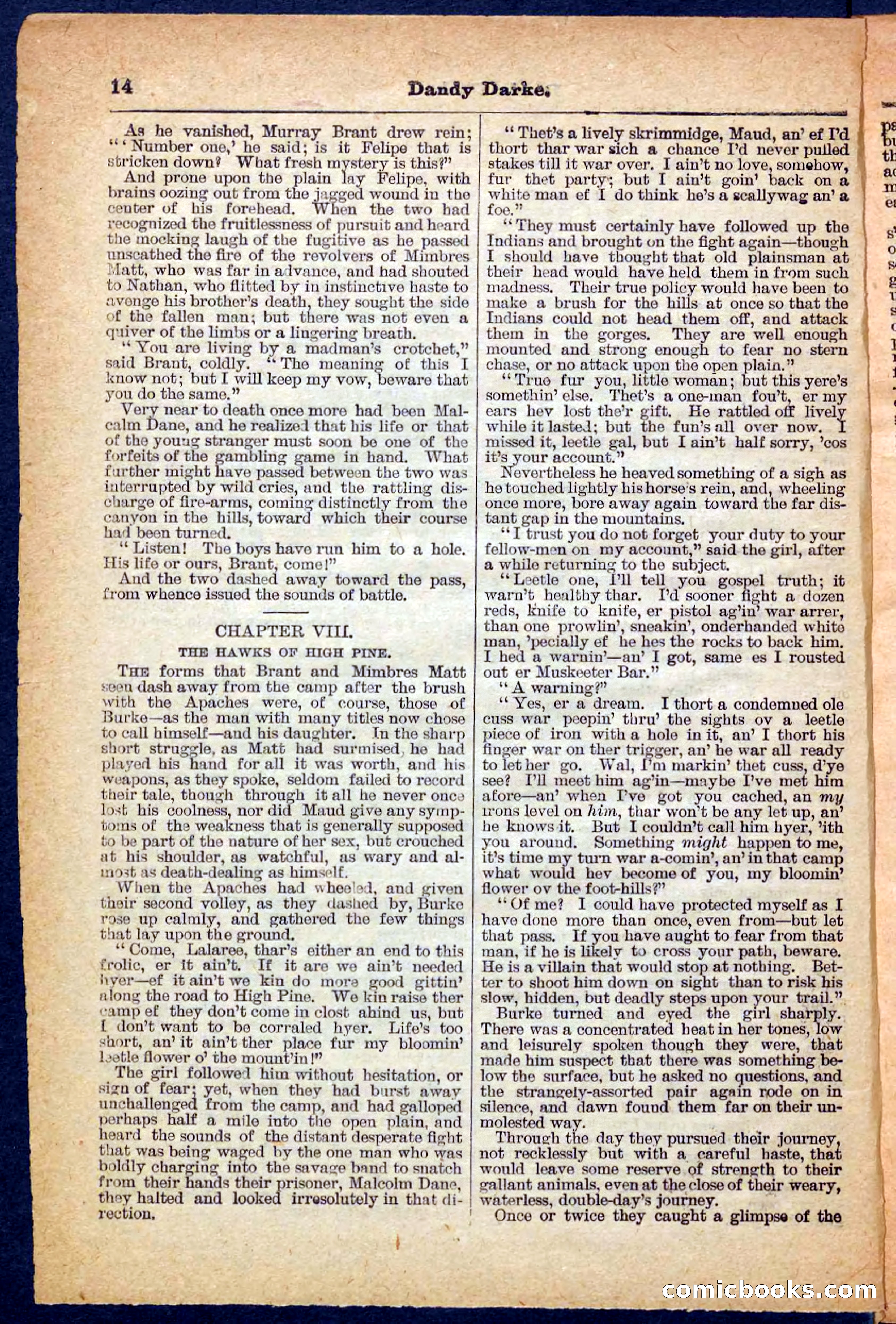 Beadle's Pocket Library No. 152 — page 14 of 32
