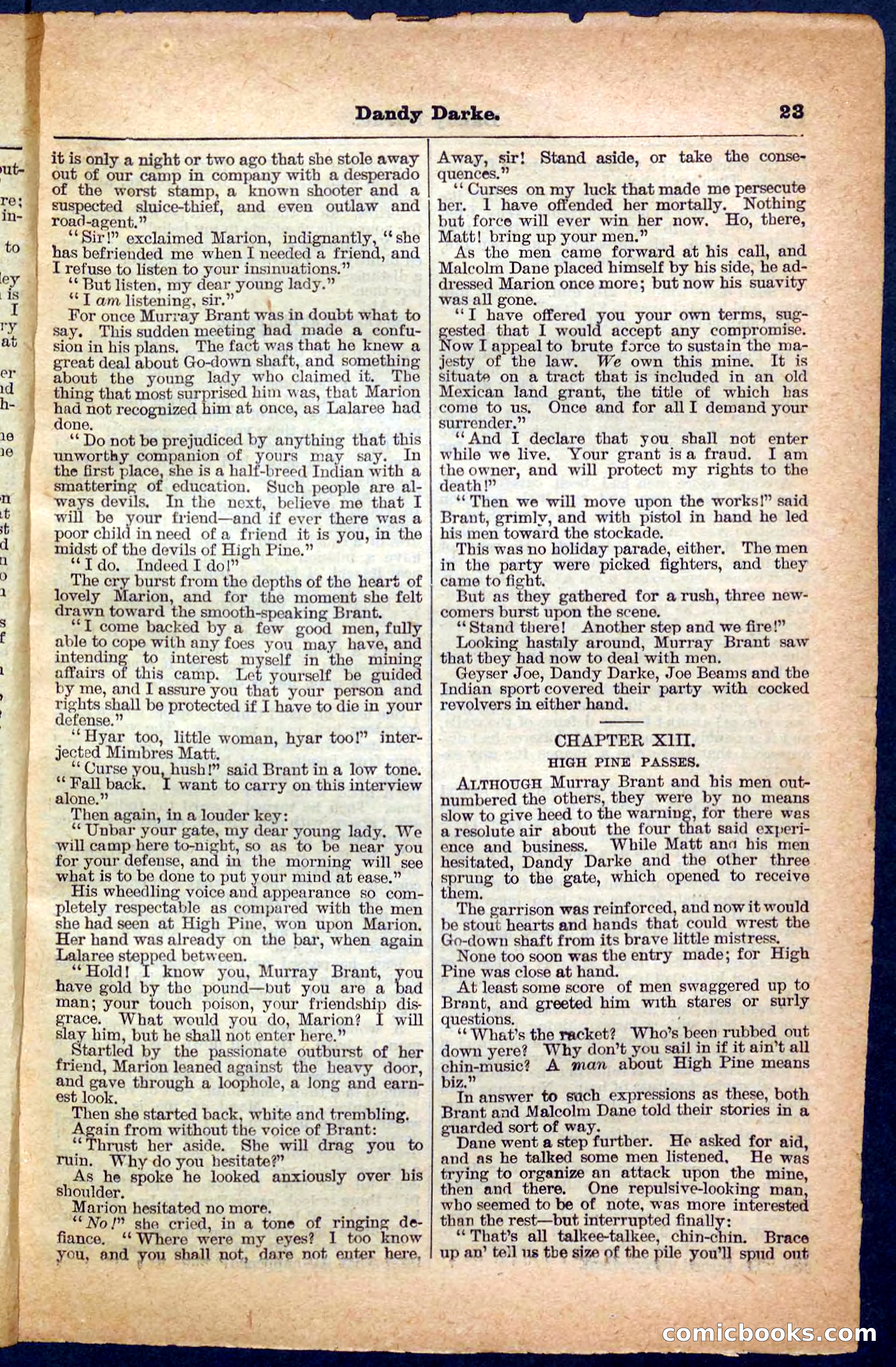 Beadle's Pocket Library No. 152 — page 23 of 32