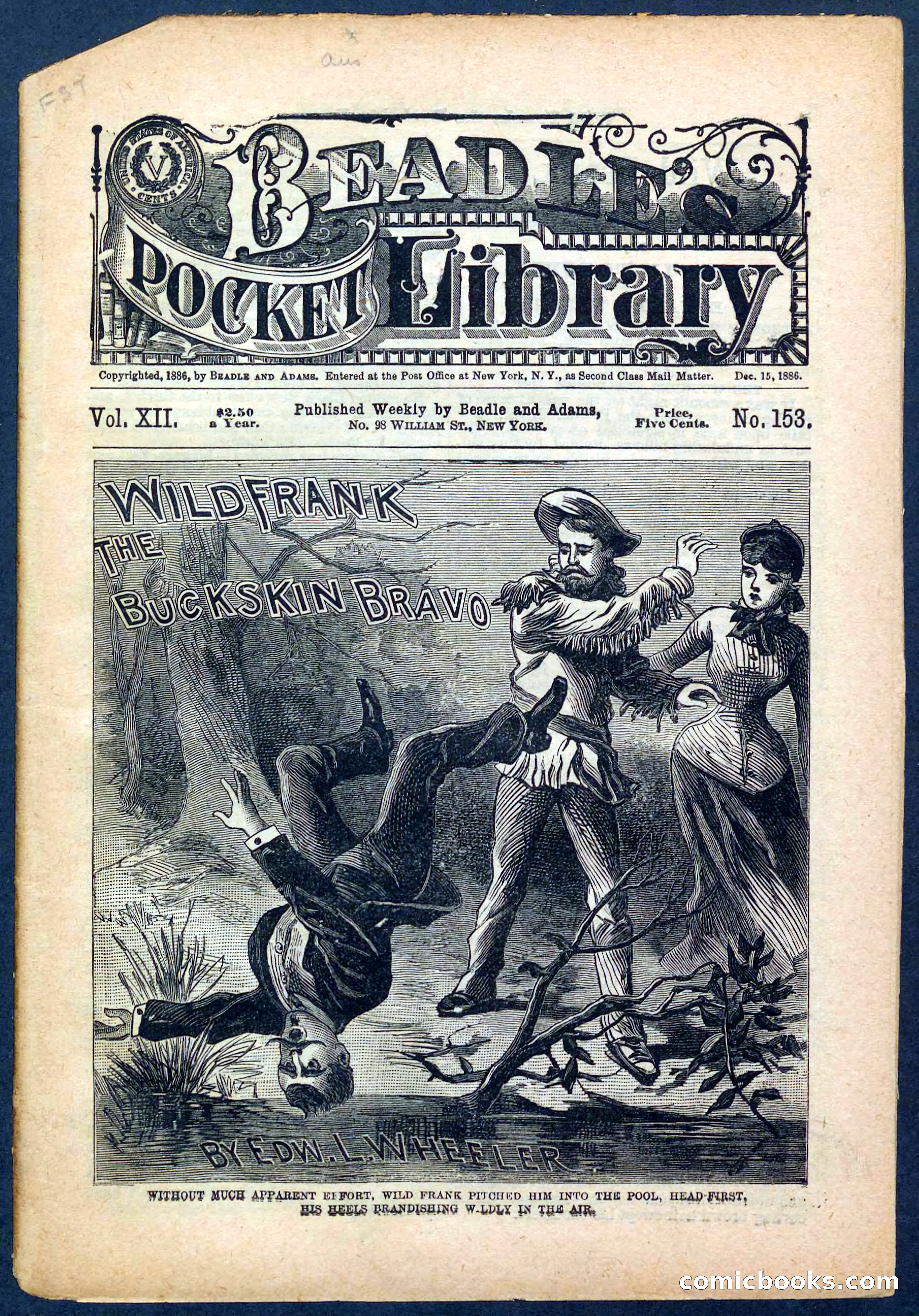 Beadle's Pocket Library No. 153 — page 1 of 32