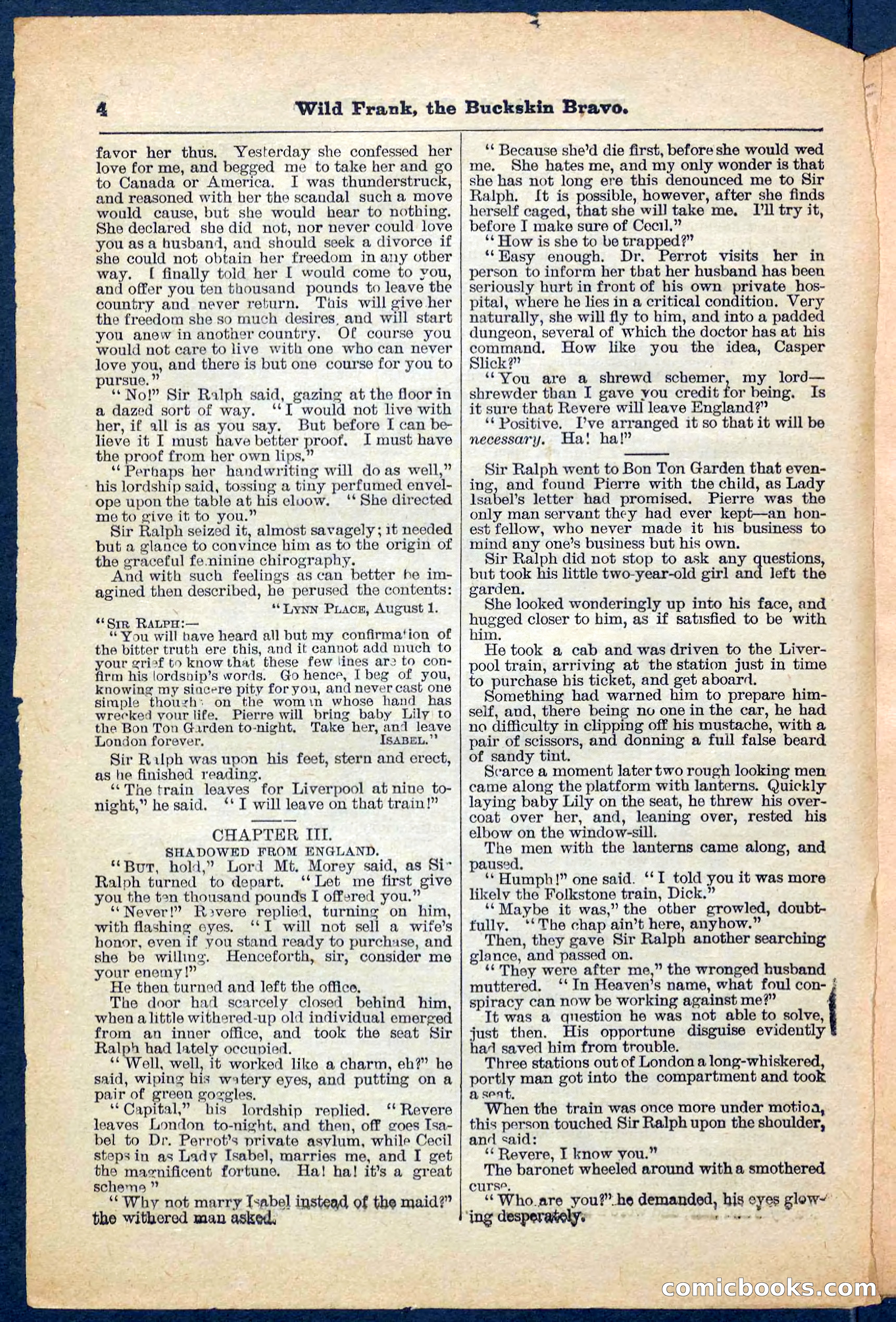 Beadle's Pocket Library No. 153 — page 4 of 32