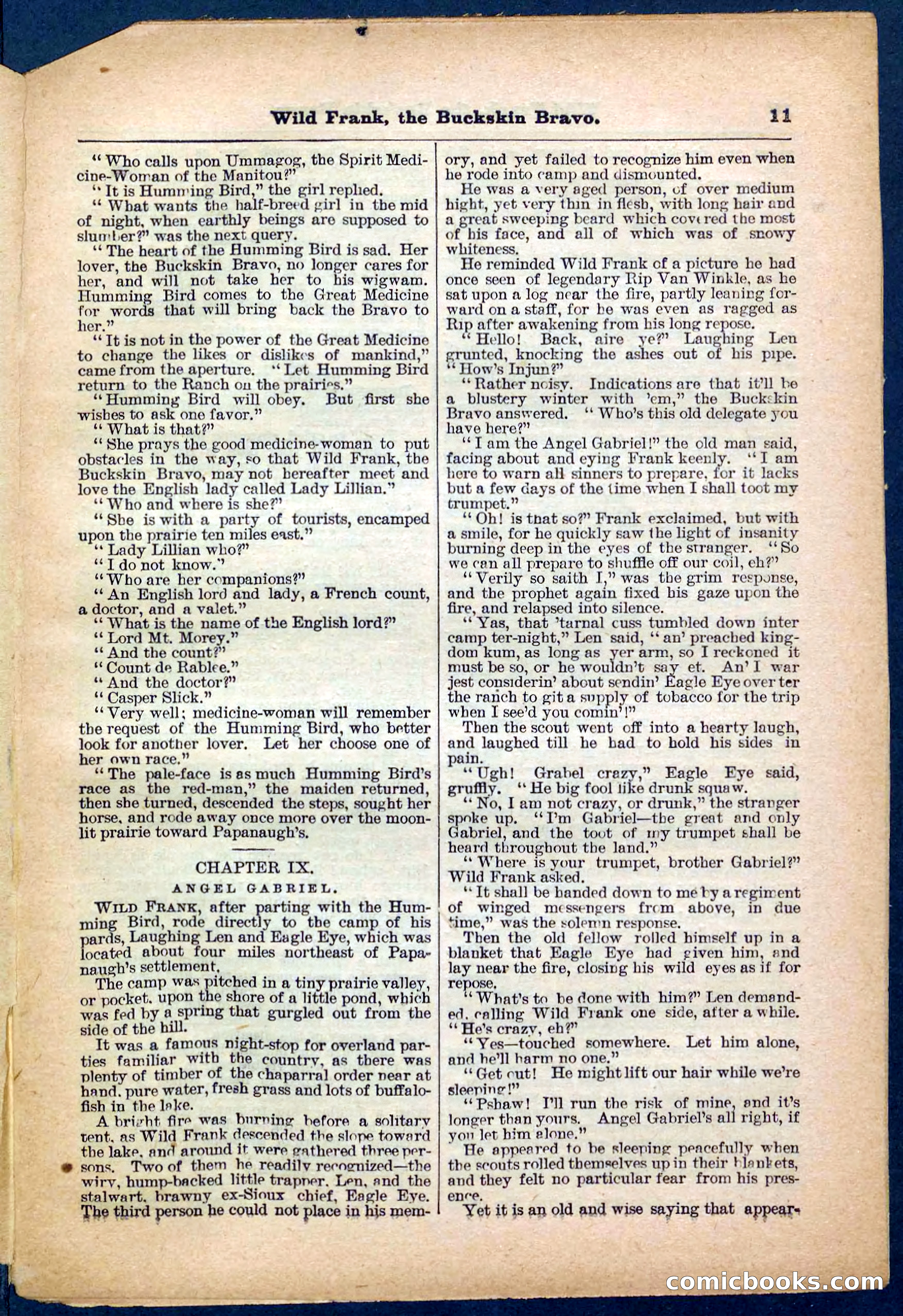 Beadle's Pocket Library No. 153 — page 11 of 32