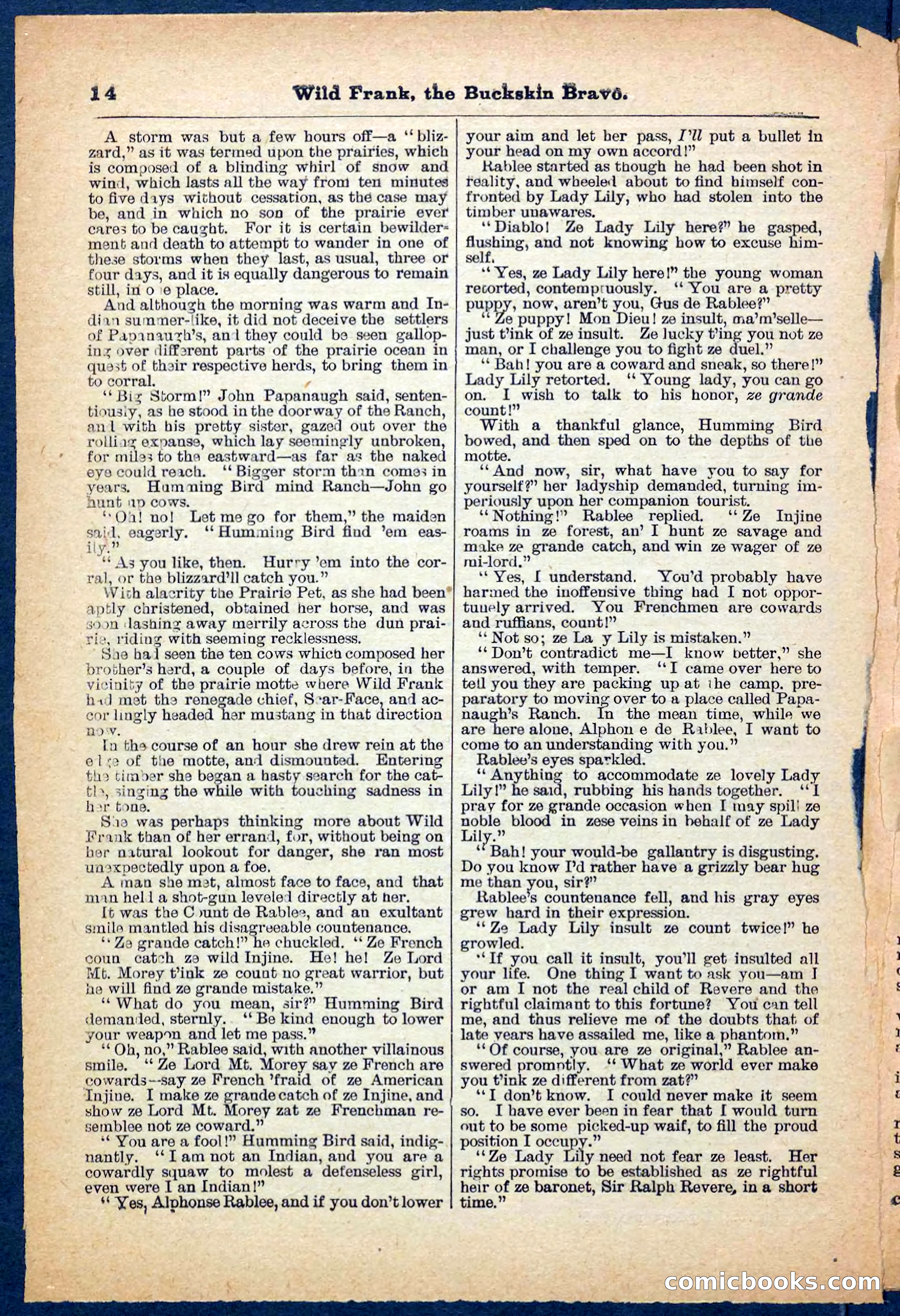 Beadle's Pocket Library No. 153 — page 14 of 32