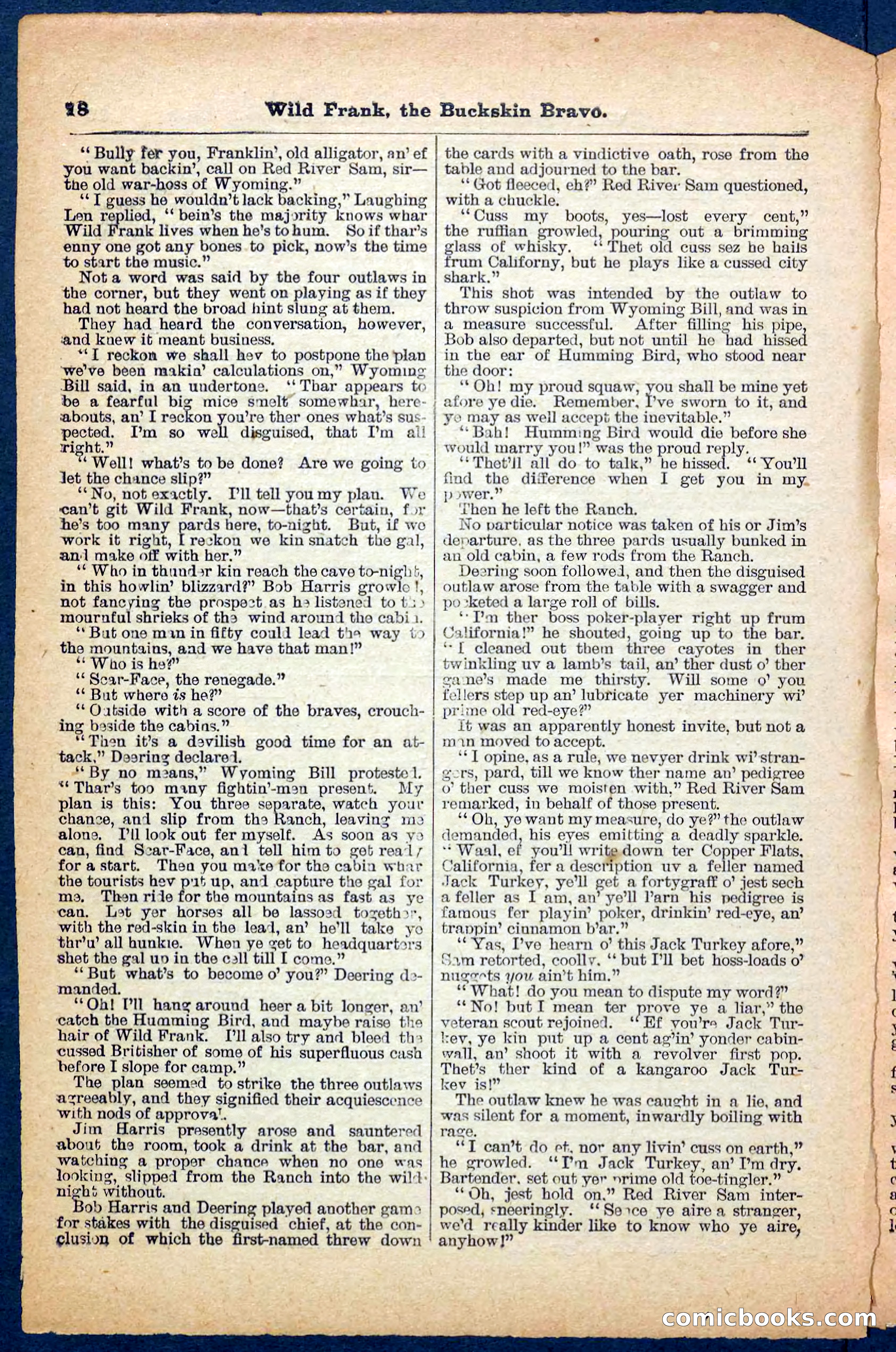 Beadle's Pocket Library No. 153 — page 18 of 32