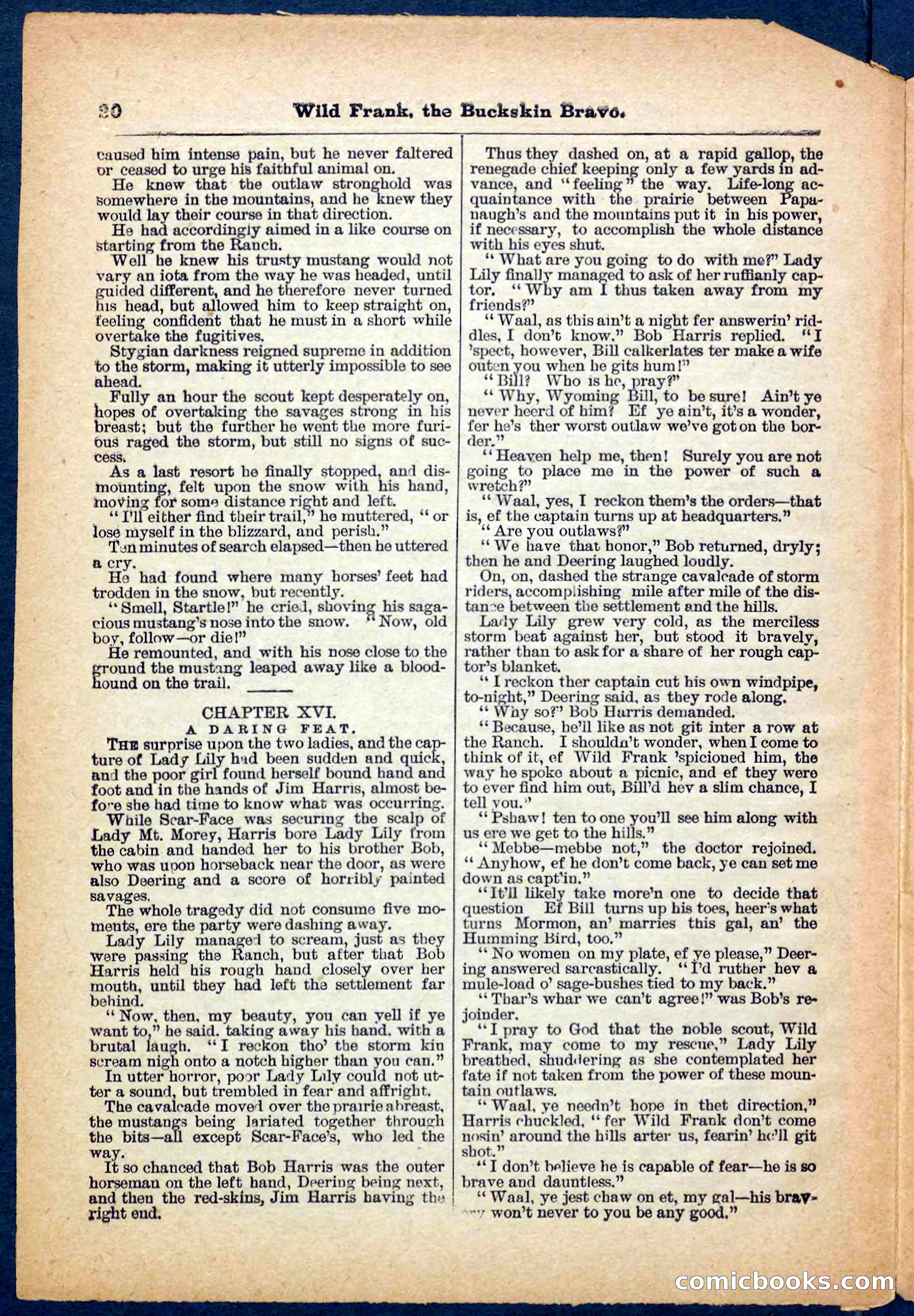 Beadle's Pocket Library No. 153 — page 20 of 32