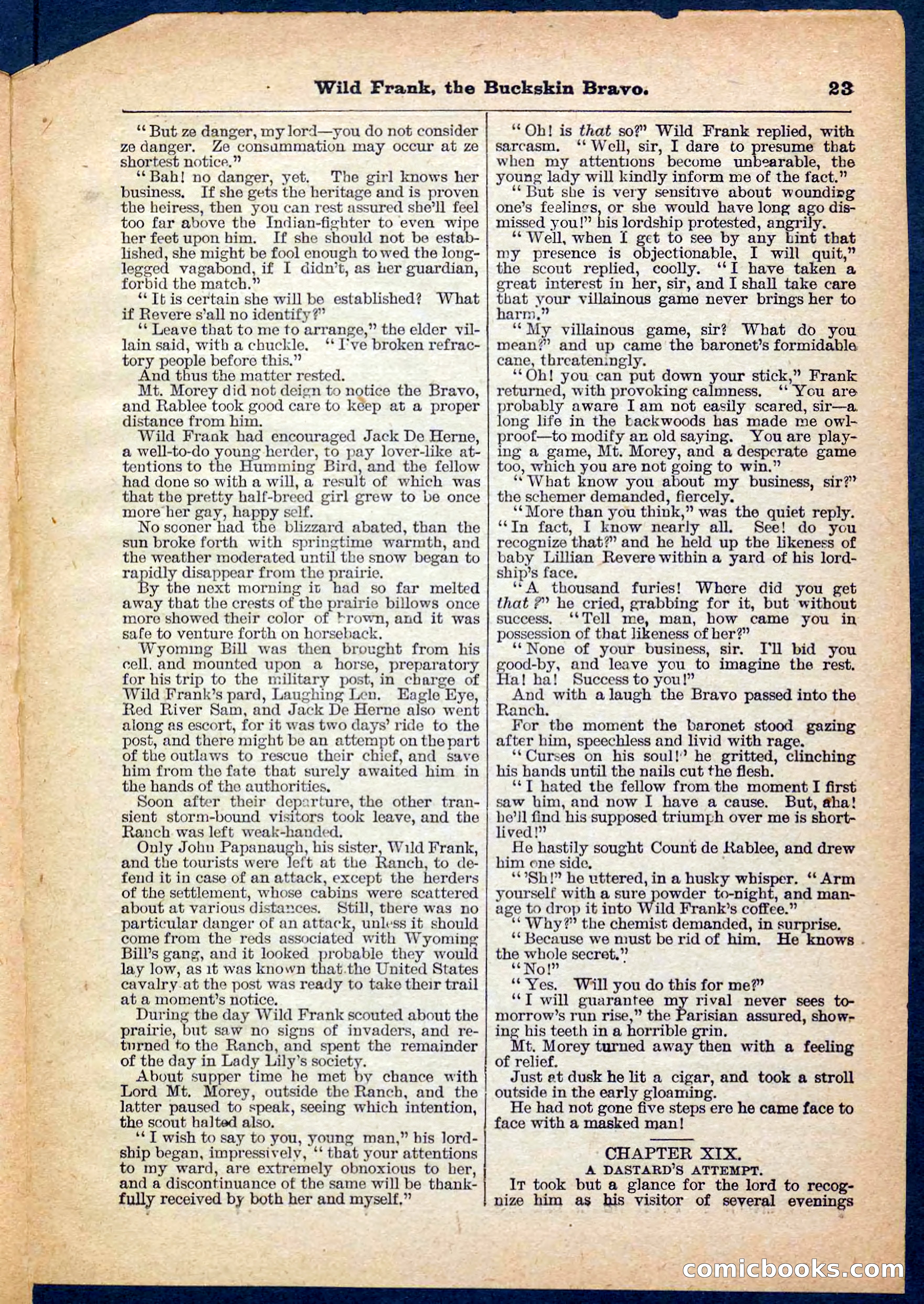 Beadle's Pocket Library No. 153 — page 23 of 32