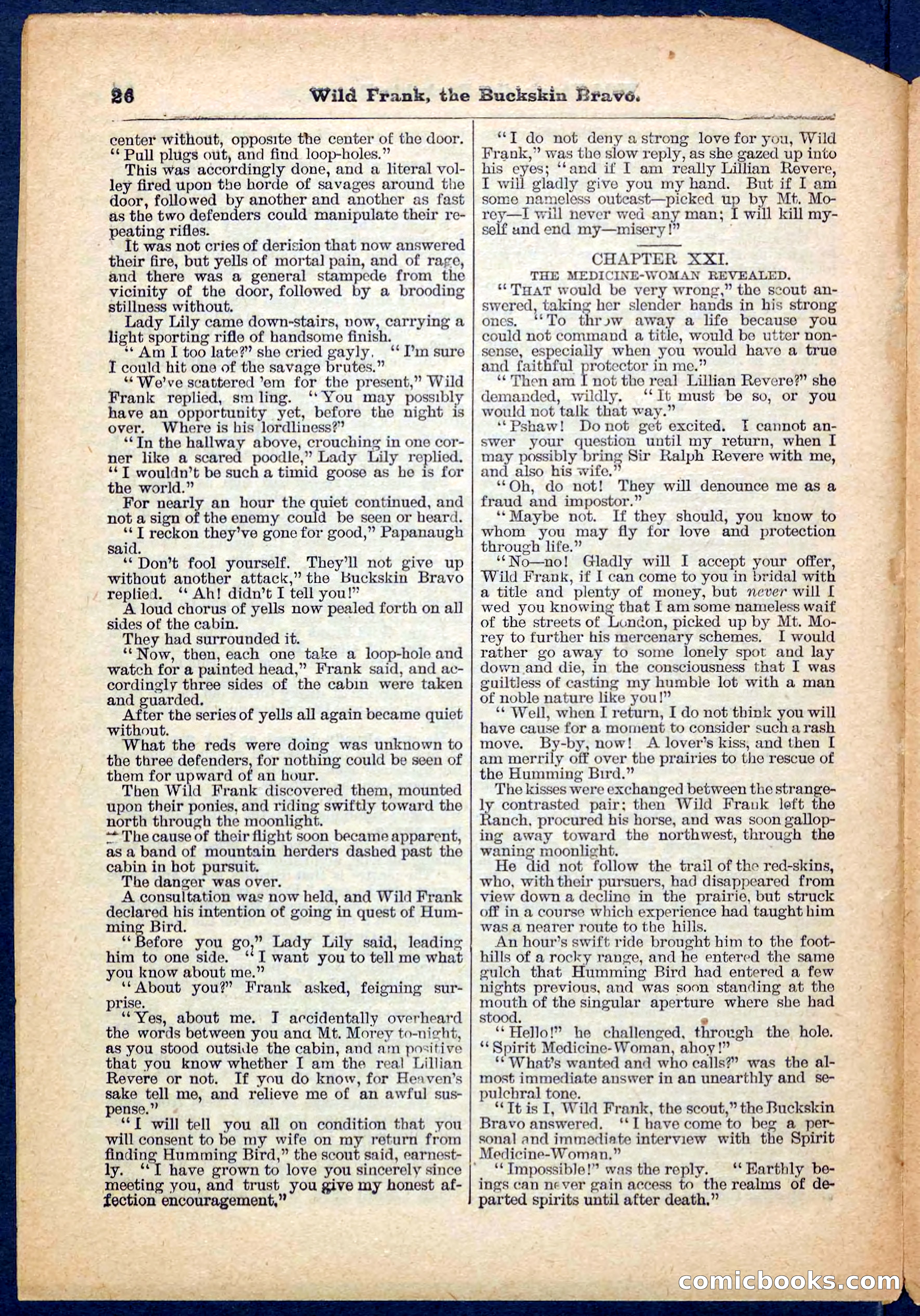 Beadle's Pocket Library No. 153 — page 26 of 32