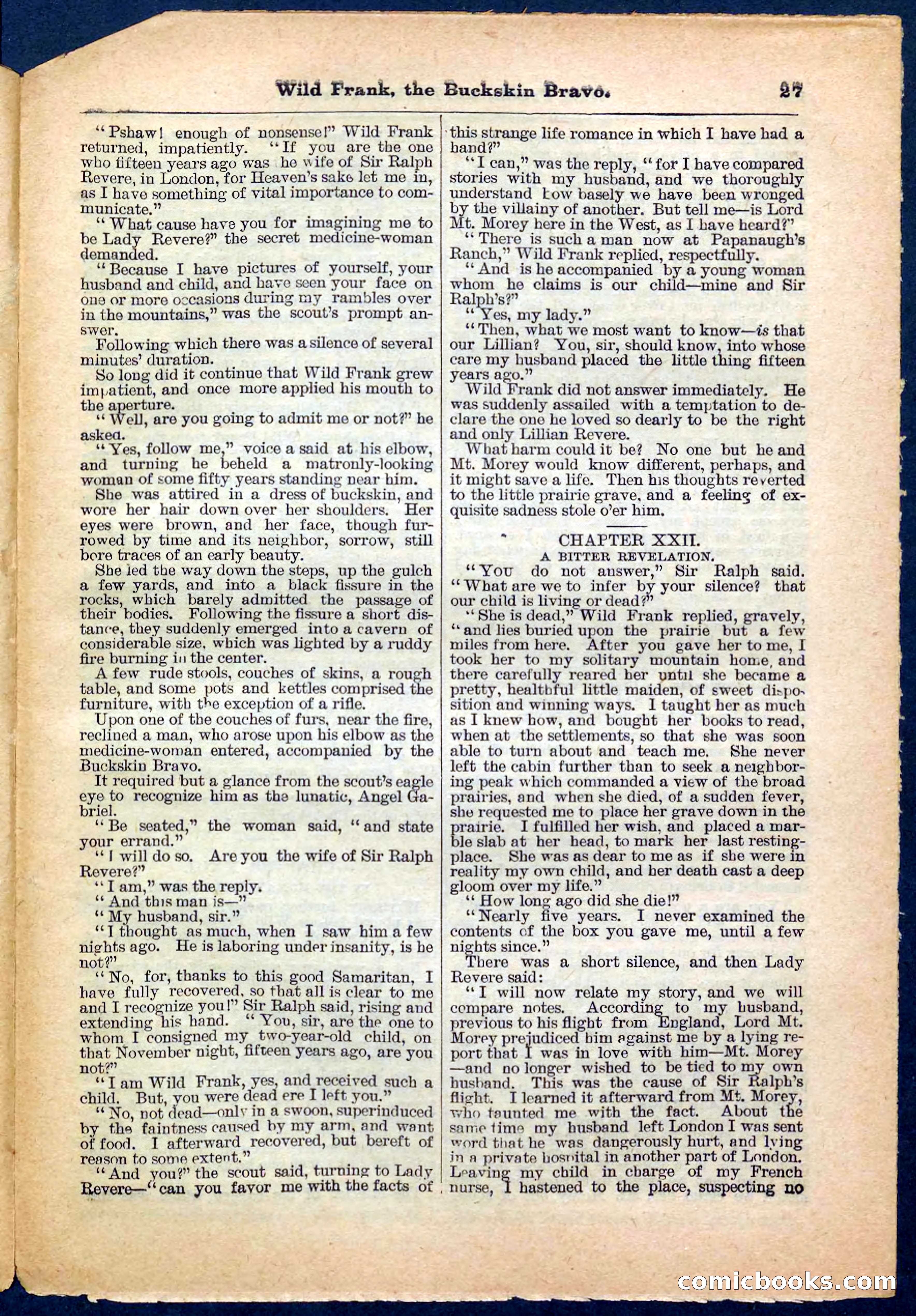 Beadle's Pocket Library No. 153 — page 27 of 32