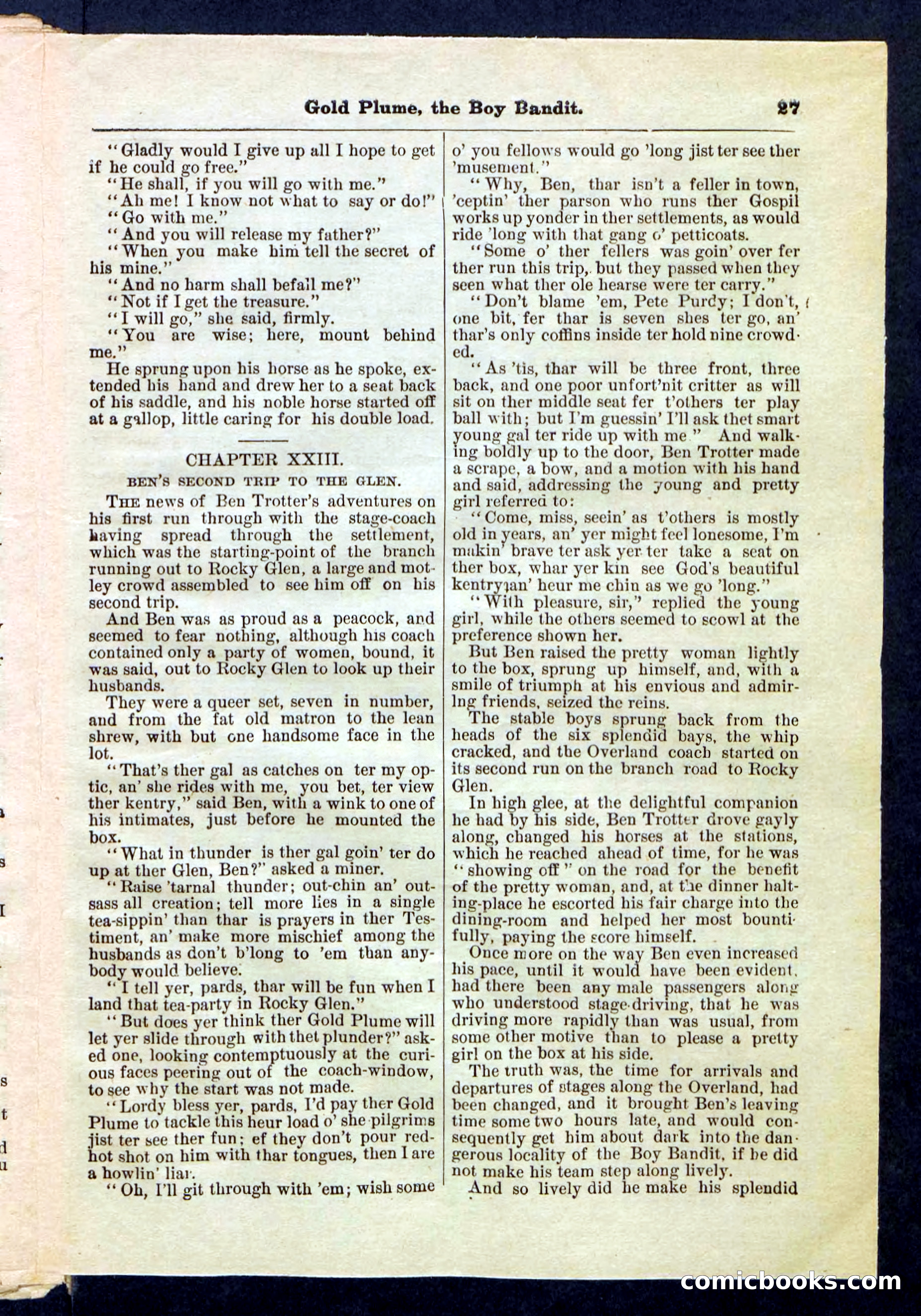 Beadle's Pocket Library No. 155 — page 27 of 32