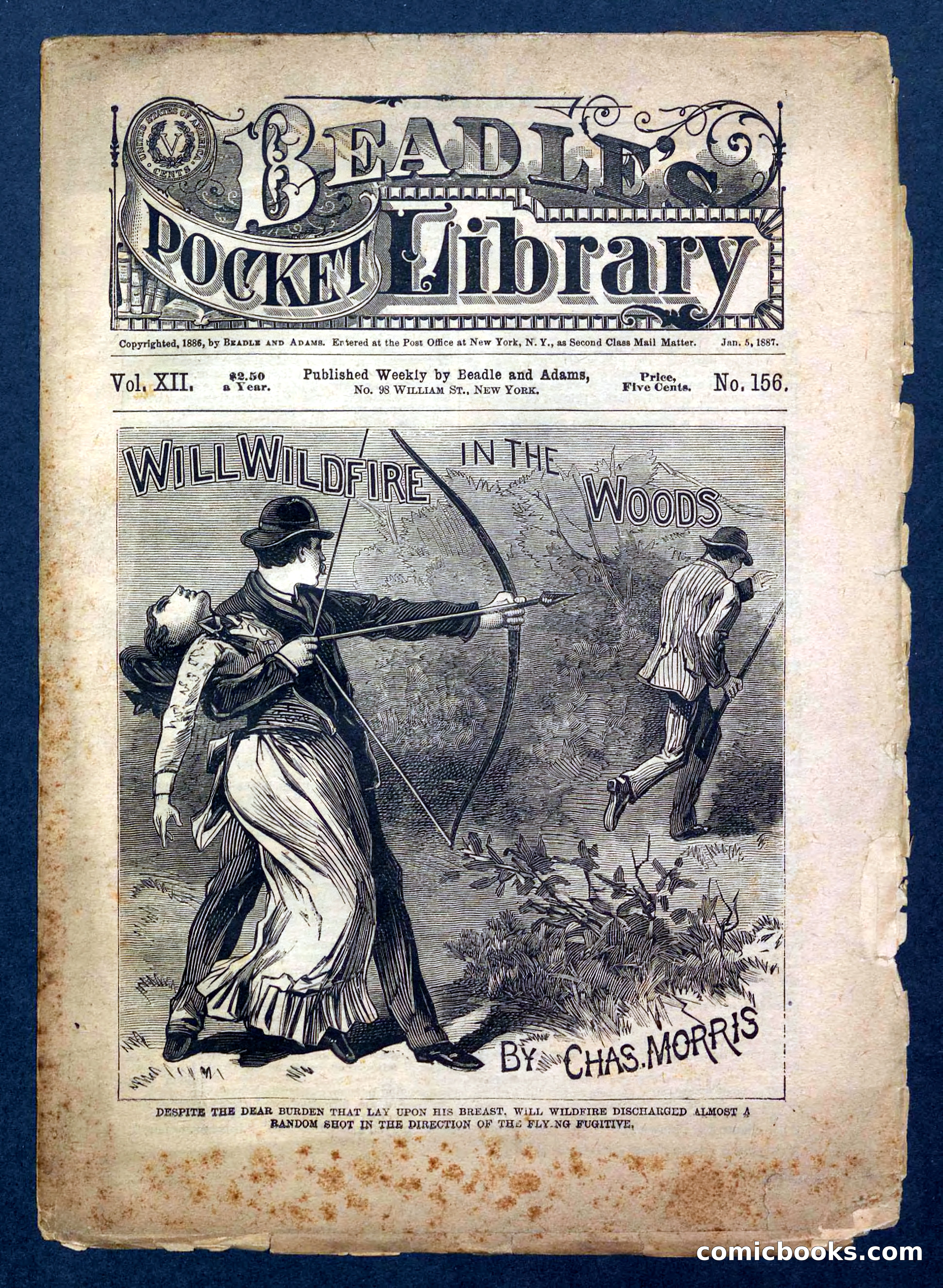 Beadle's Pocket Library No. 156 — page 1 of 32