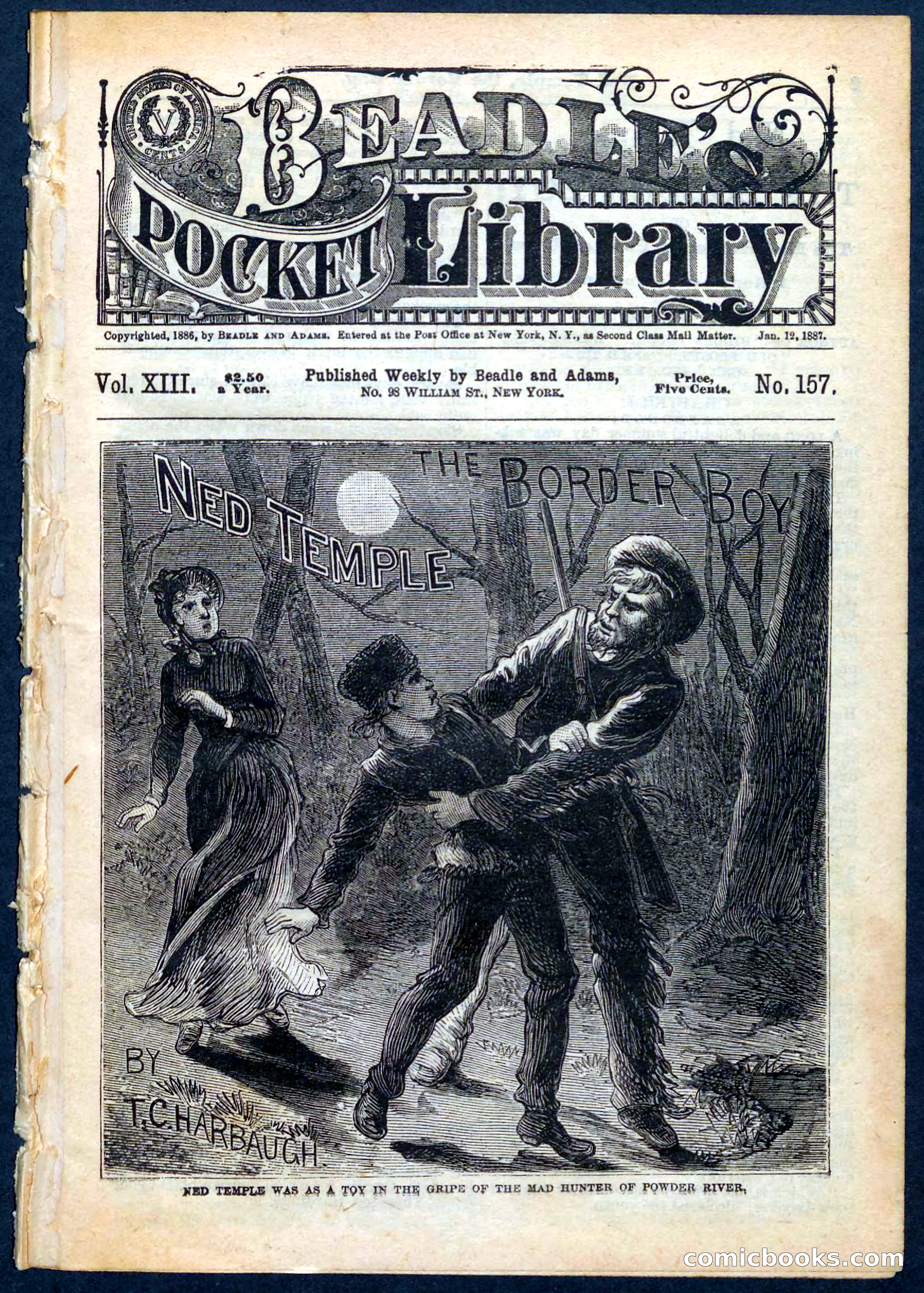 Beadle's Pocket Library No. 157 — page 1 of 32
