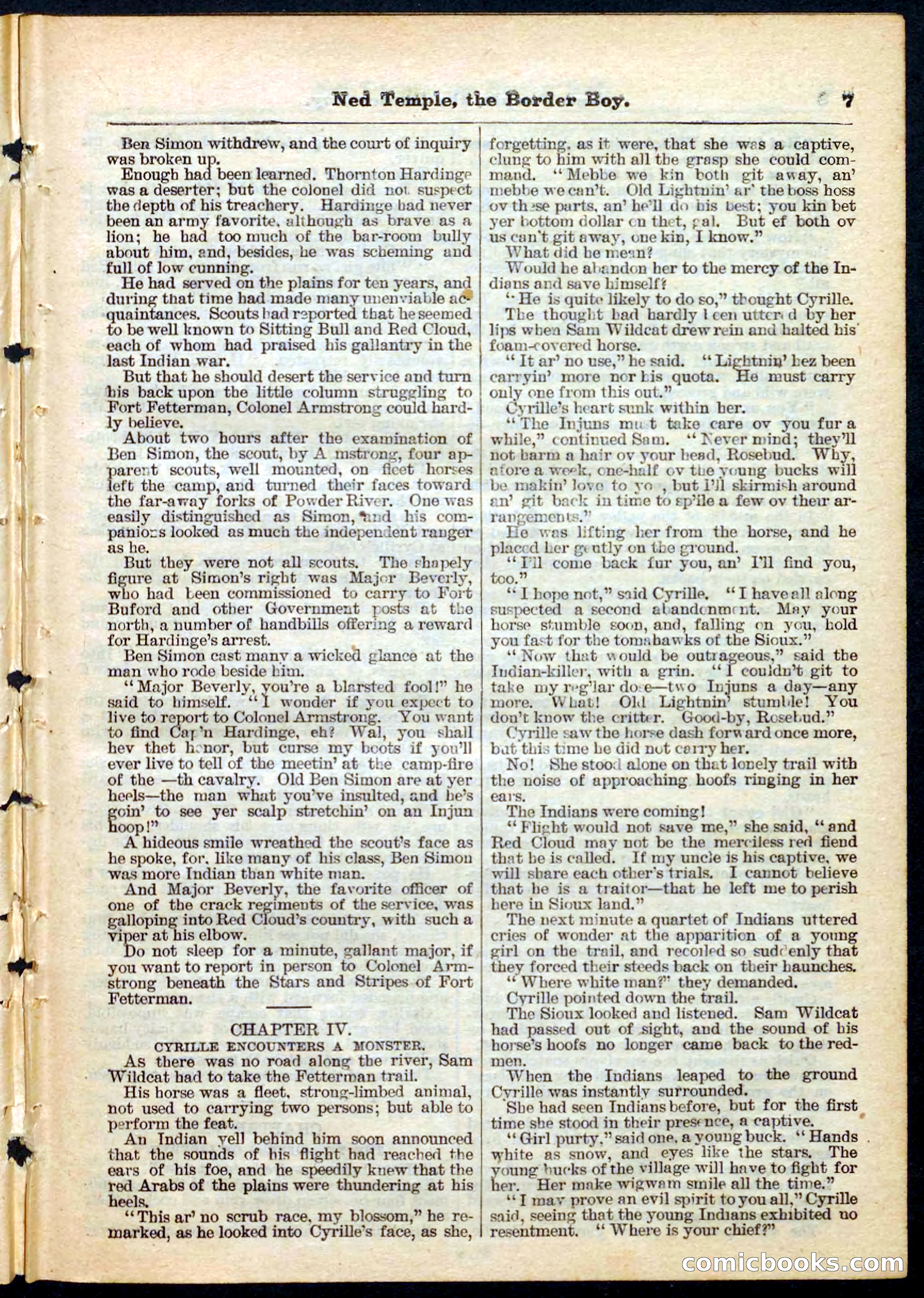 Beadle's Pocket Library No. 157 — page 7 of 32