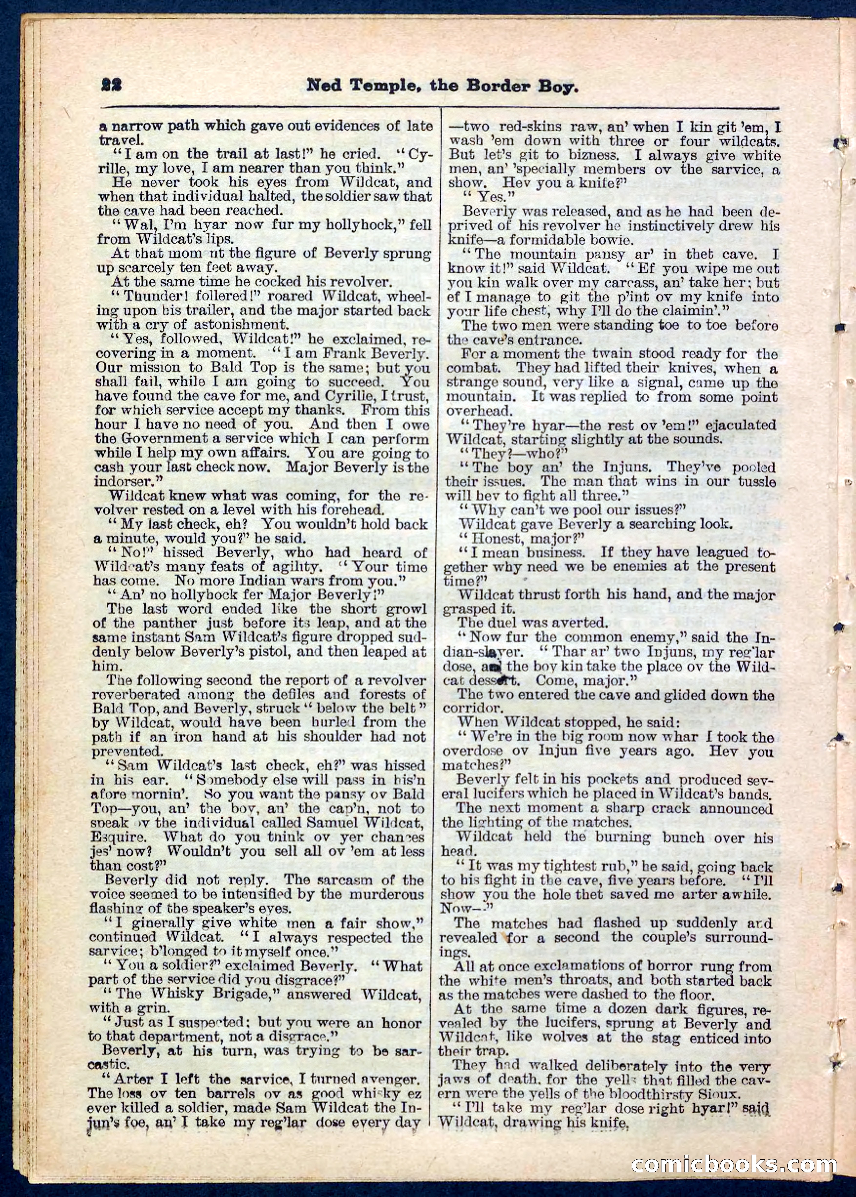 Beadle's Pocket Library No. 157 — page 22 of 32