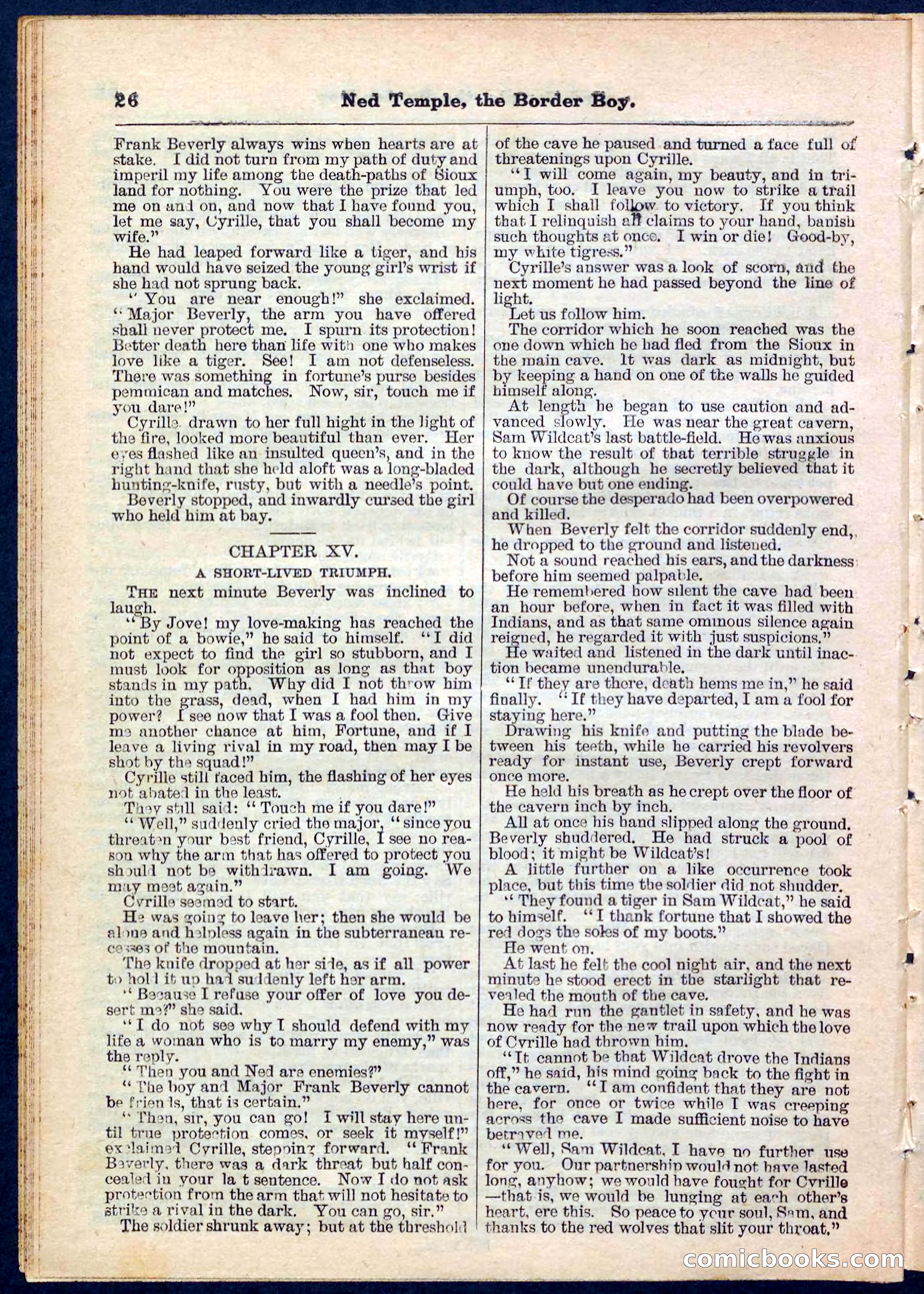 Beadle's Pocket Library No. 157 — page 26 of 32
