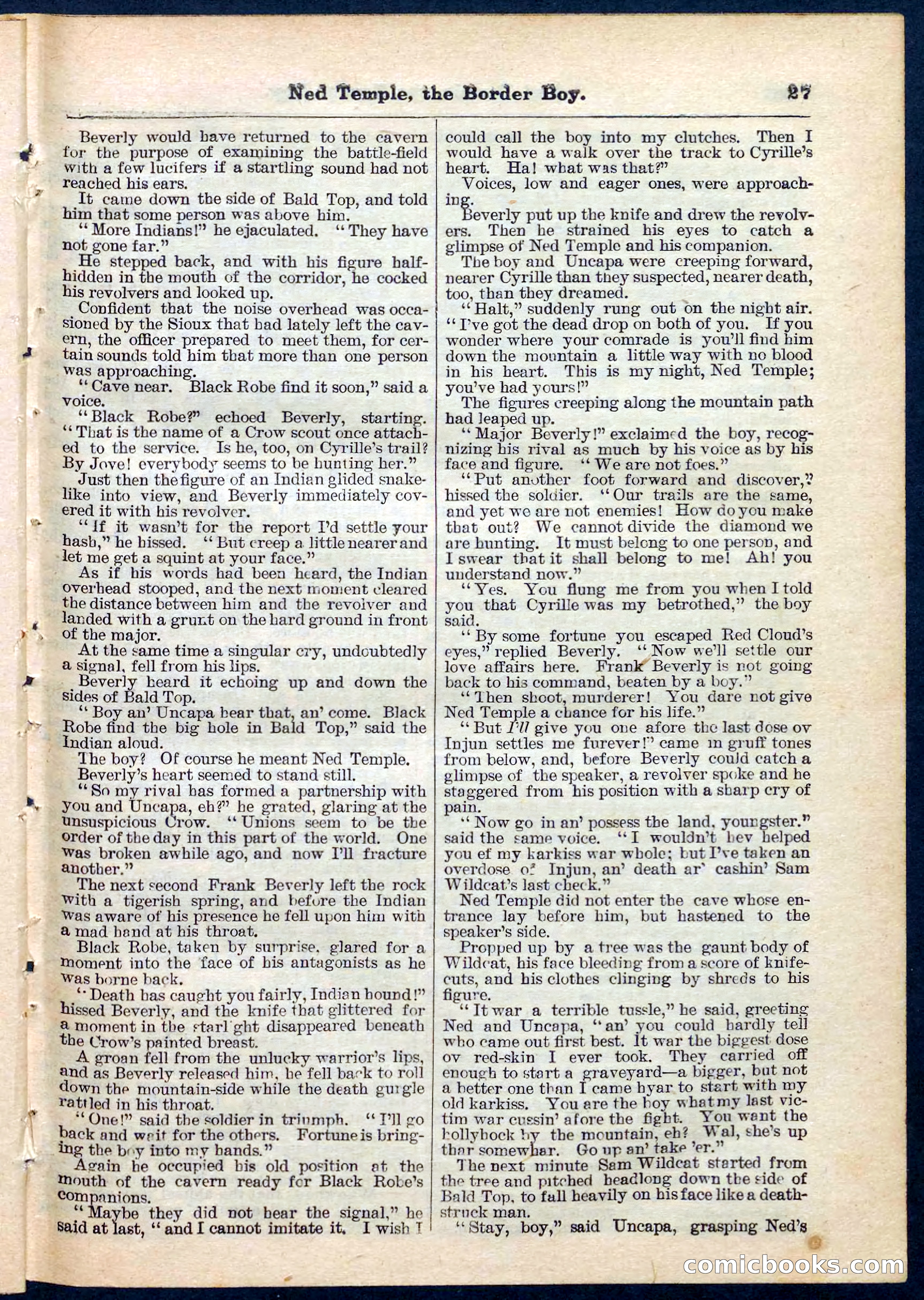 Beadle's Pocket Library No. 157 — page 27 of 32