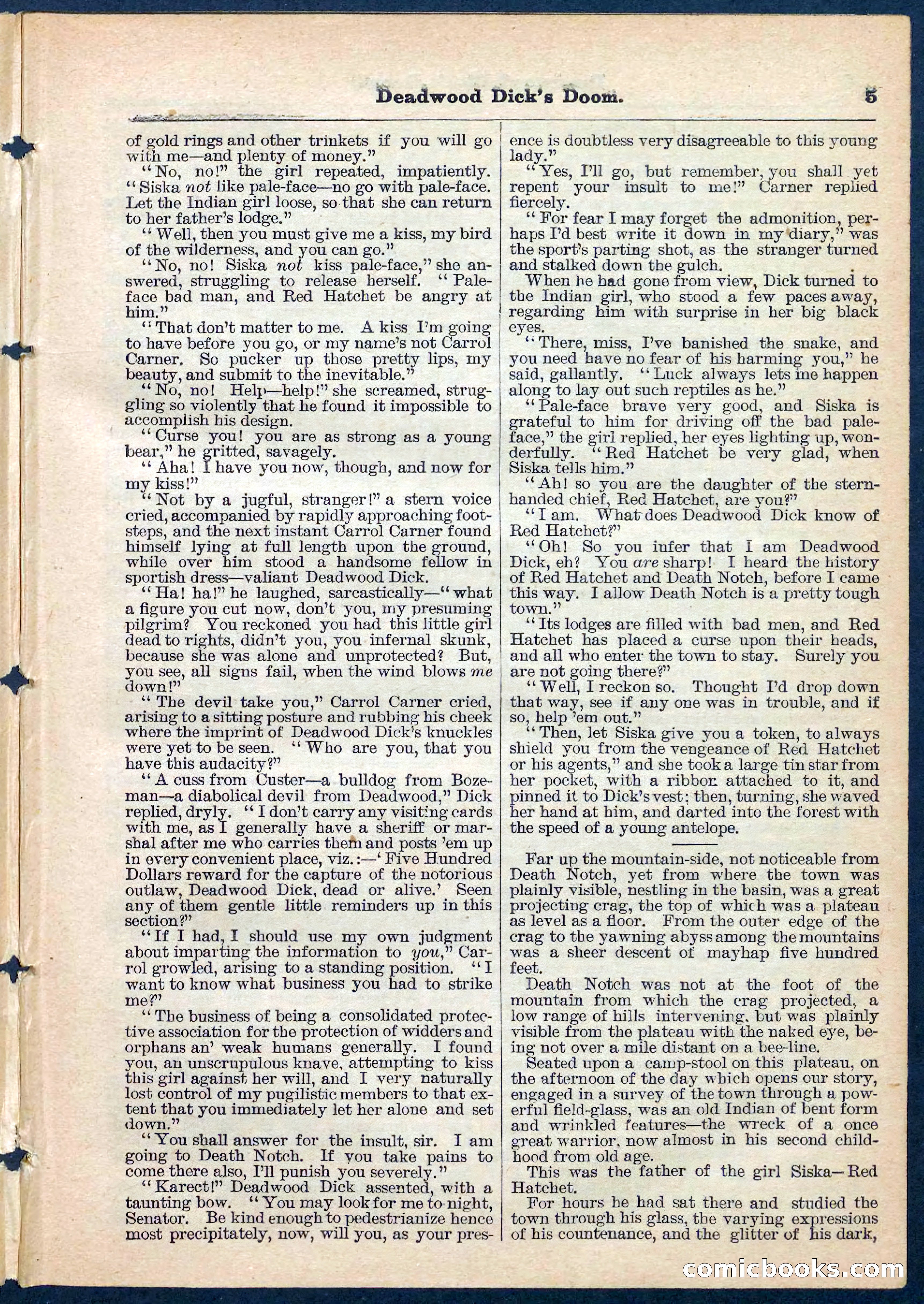 Beadle's Pocket Library No. 158 — page 5 of 32