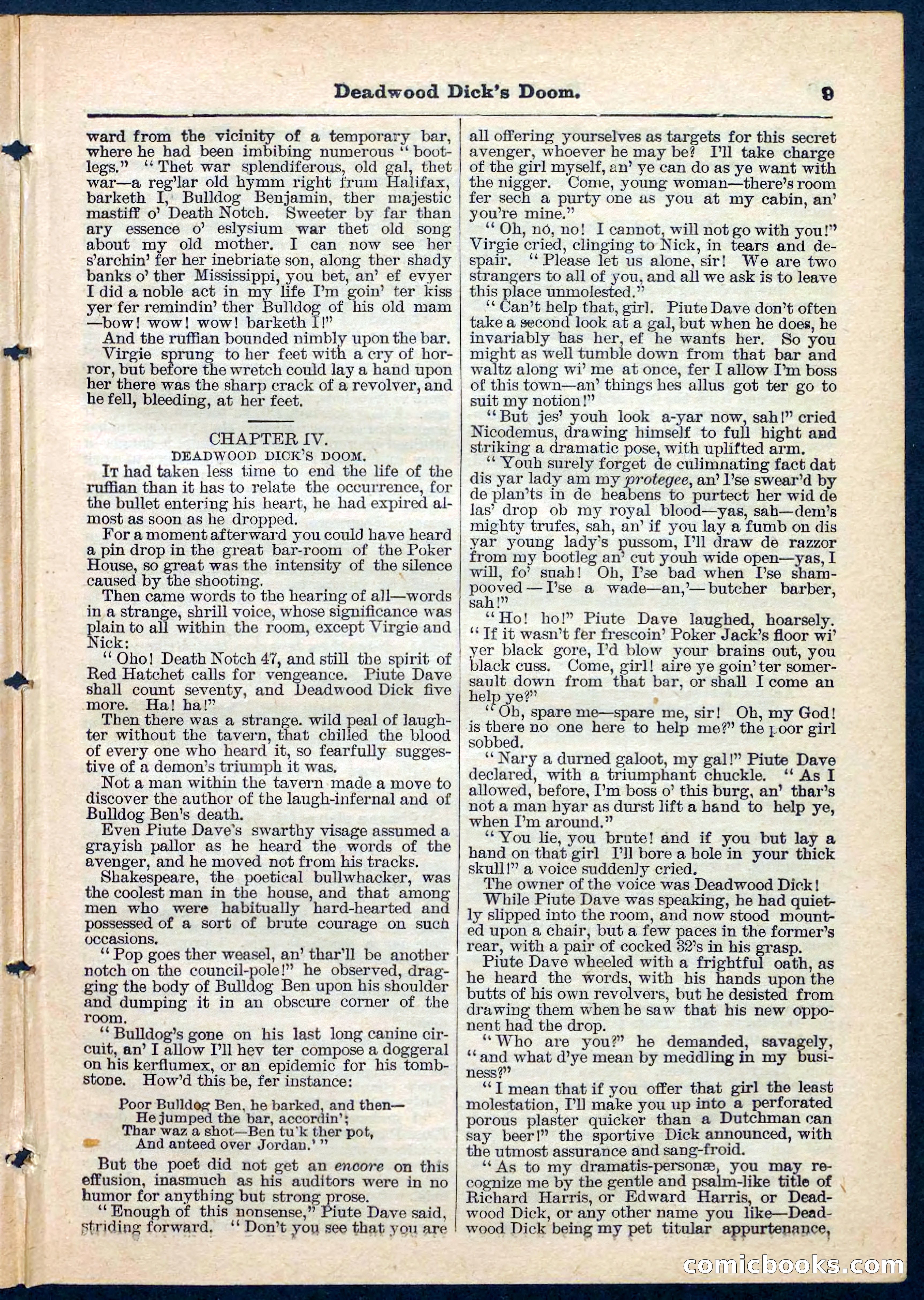 Beadle's Pocket Library No. 158 — page 9 of 32