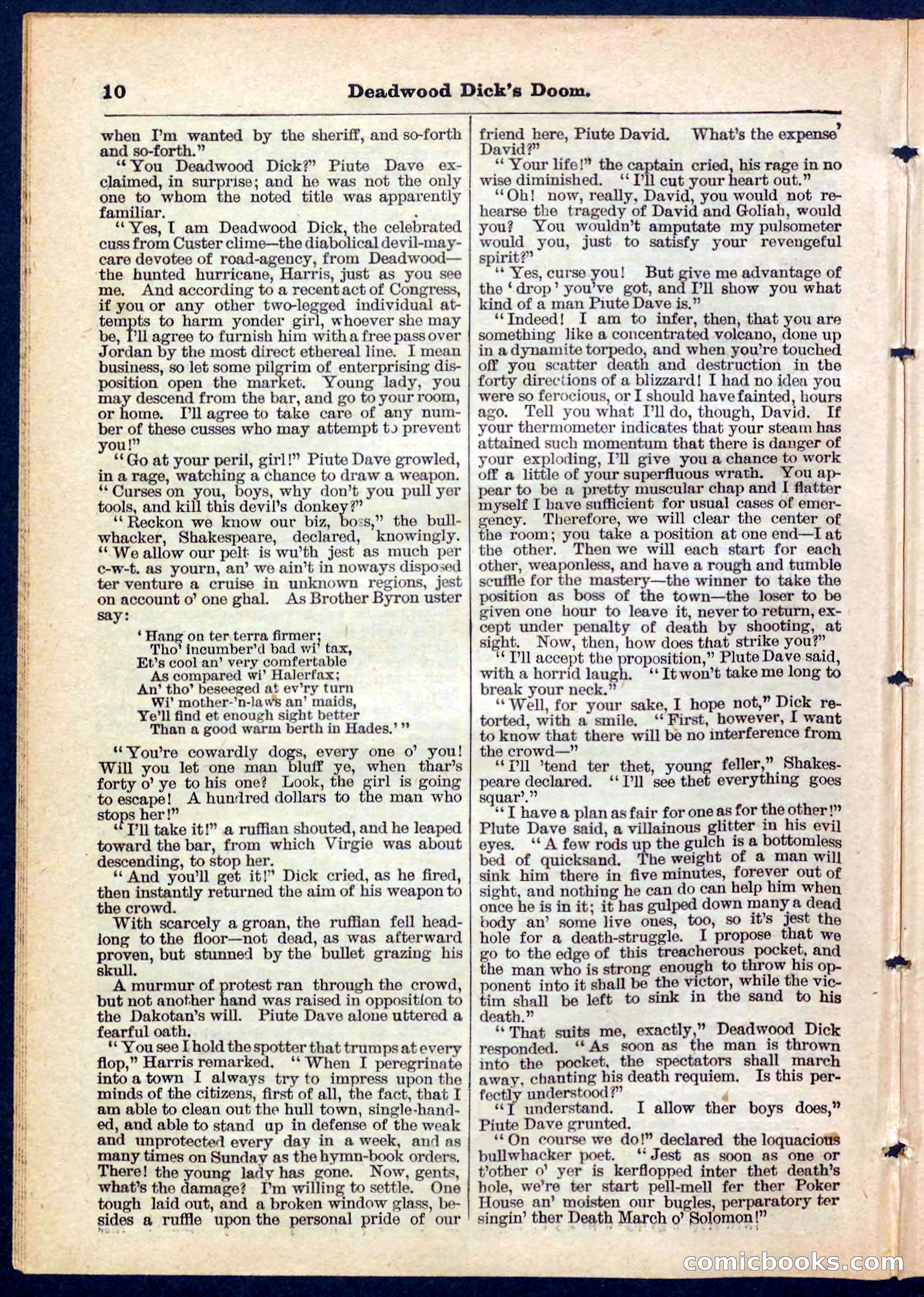 Beadle's Pocket Library No. 158 — page 10 of 32