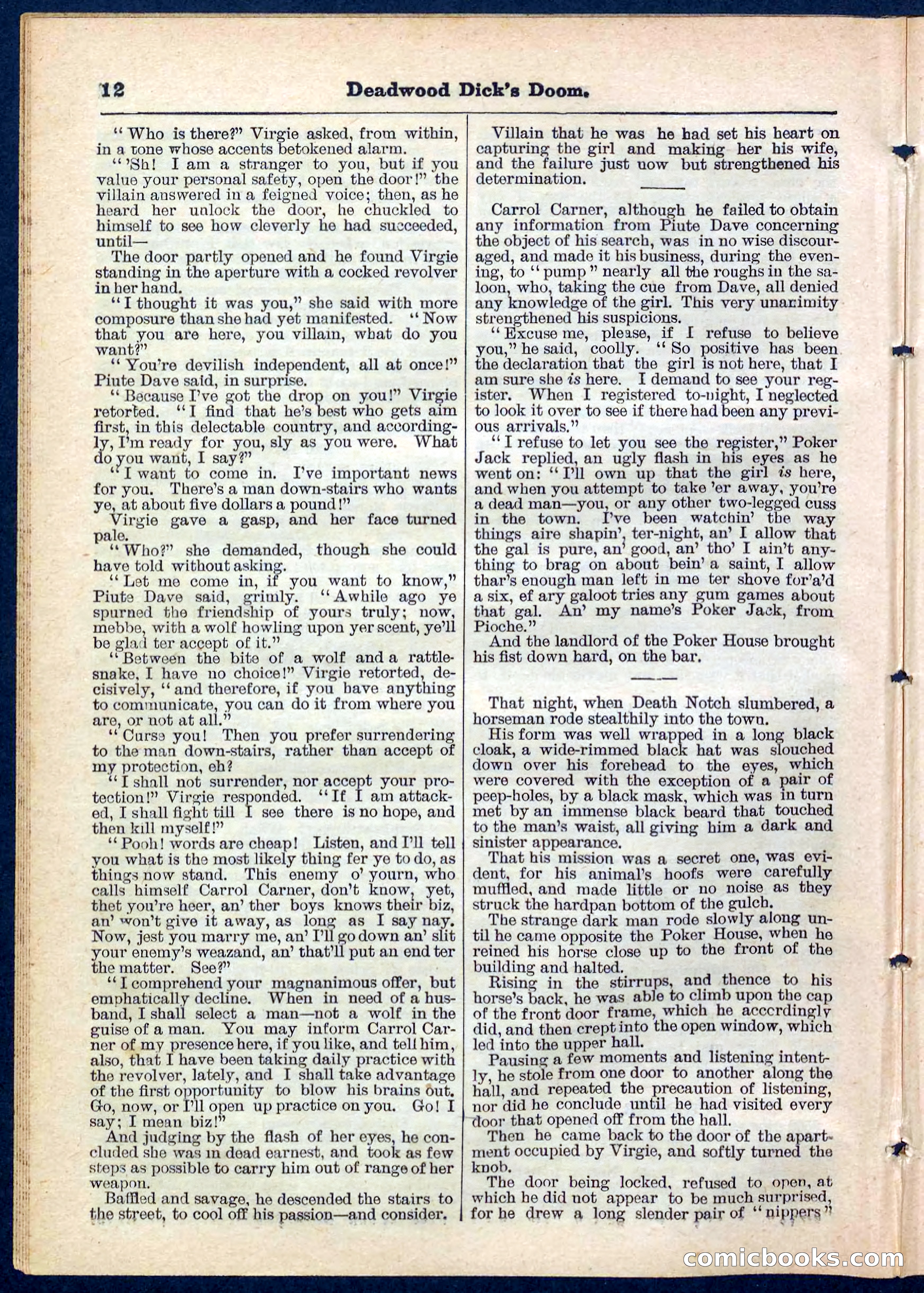 Beadle's Pocket Library No. 158 — page 12 of 32