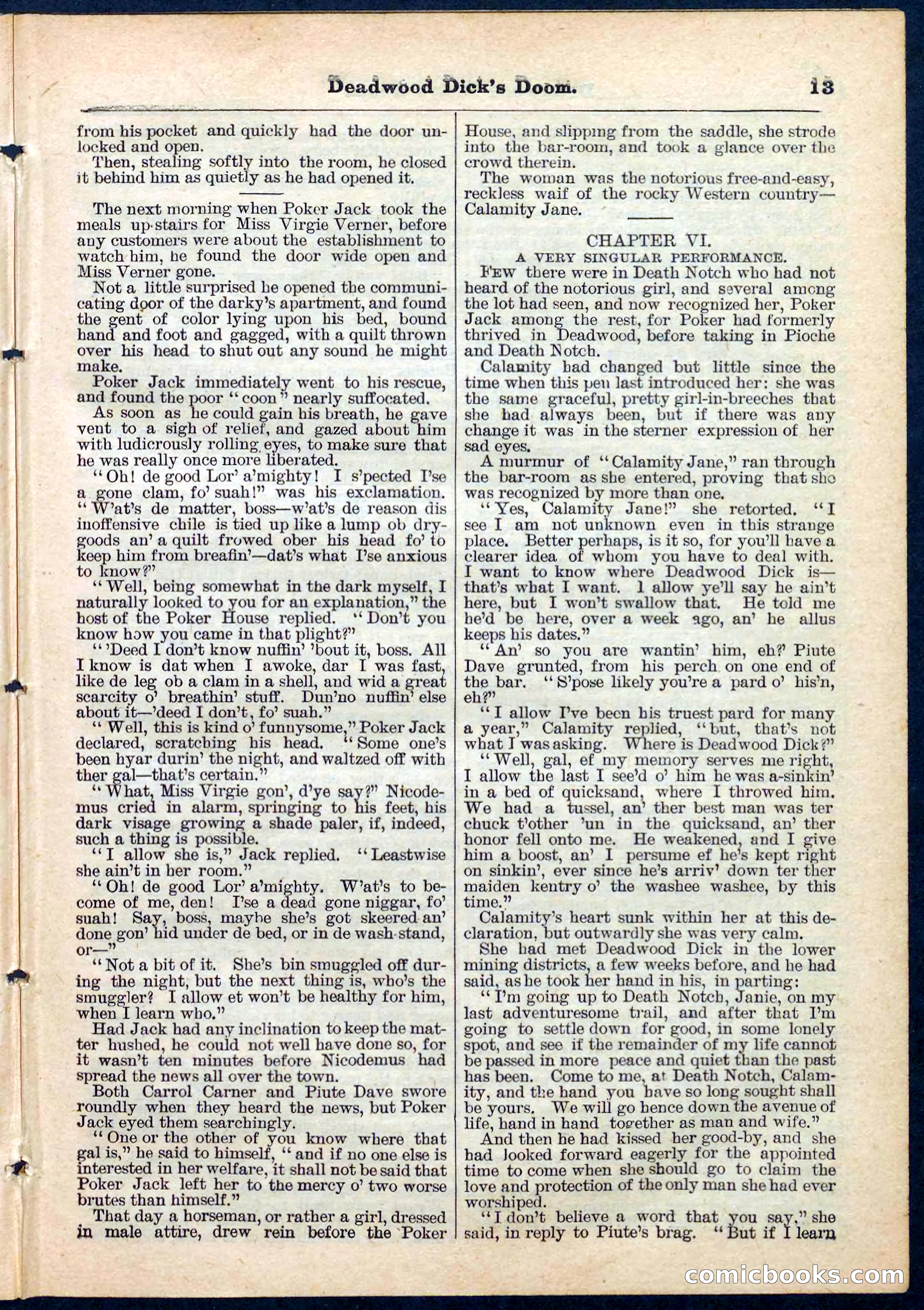 Beadle's Pocket Library No. 158 — page 13 of 32