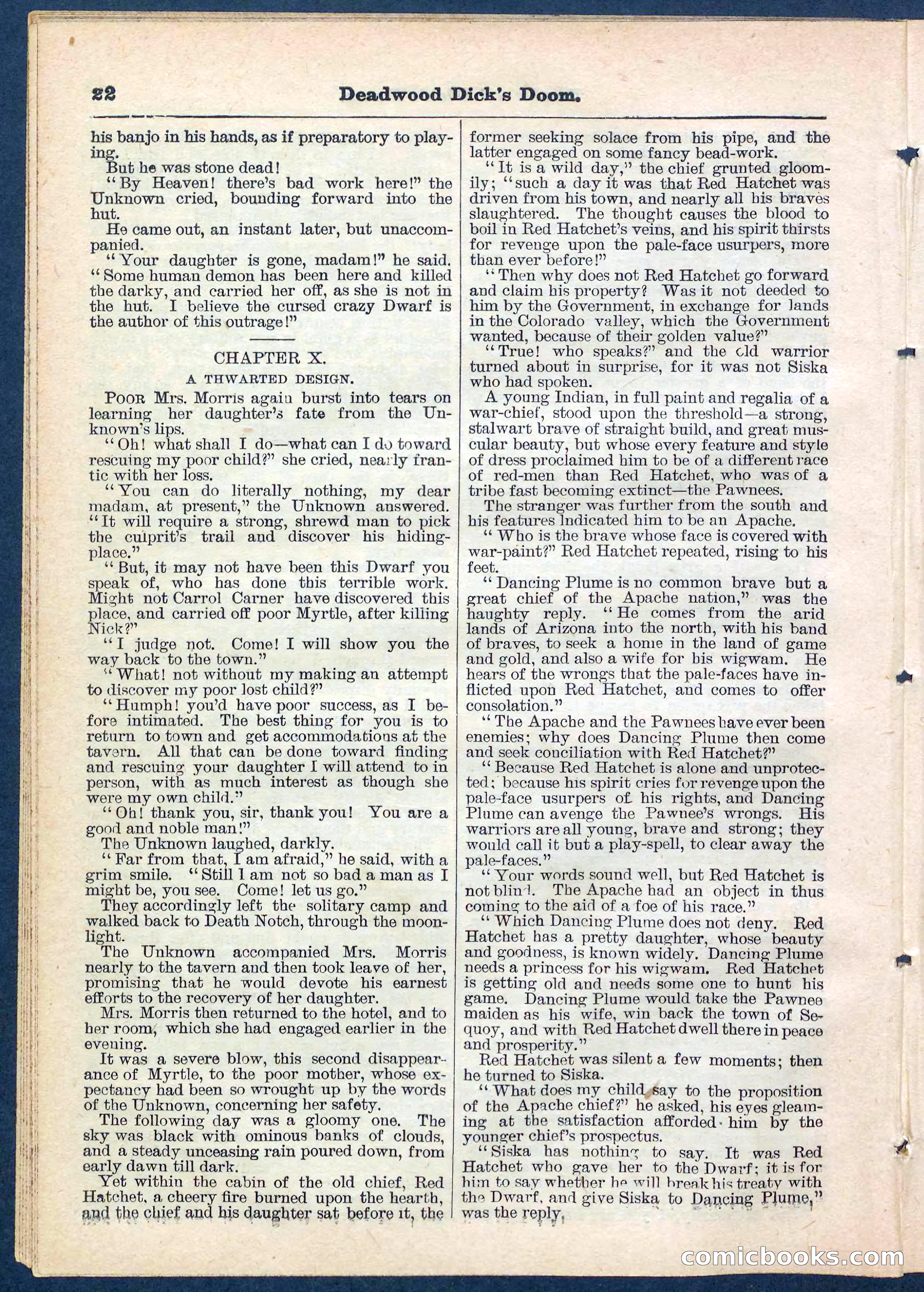 Beadle's Pocket Library No. 158 — page 22 of 32