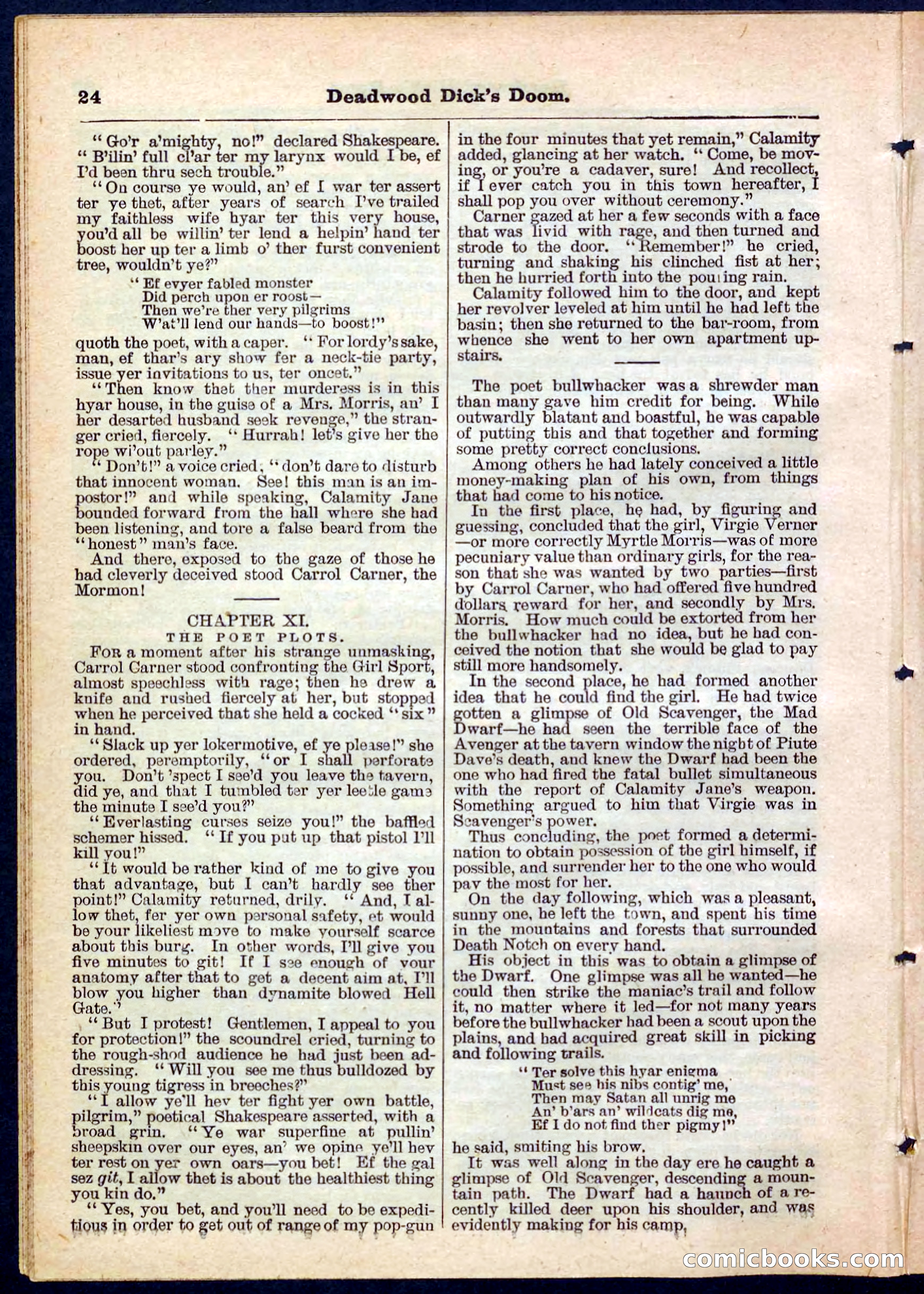 Beadle's Pocket Library No. 158 — page 24 of 32