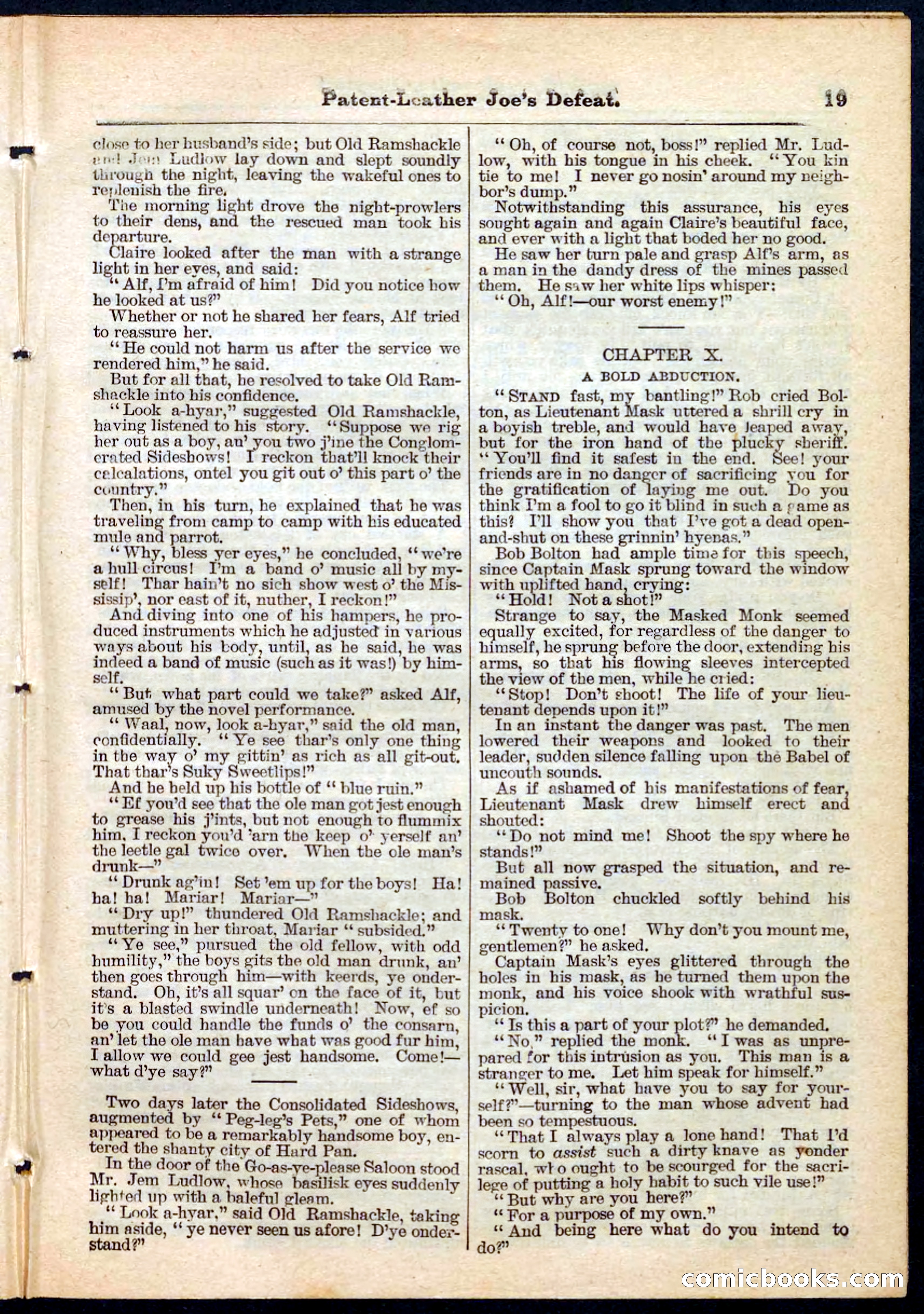Beadle's Pocket Library No. 159 — page 19 of 32