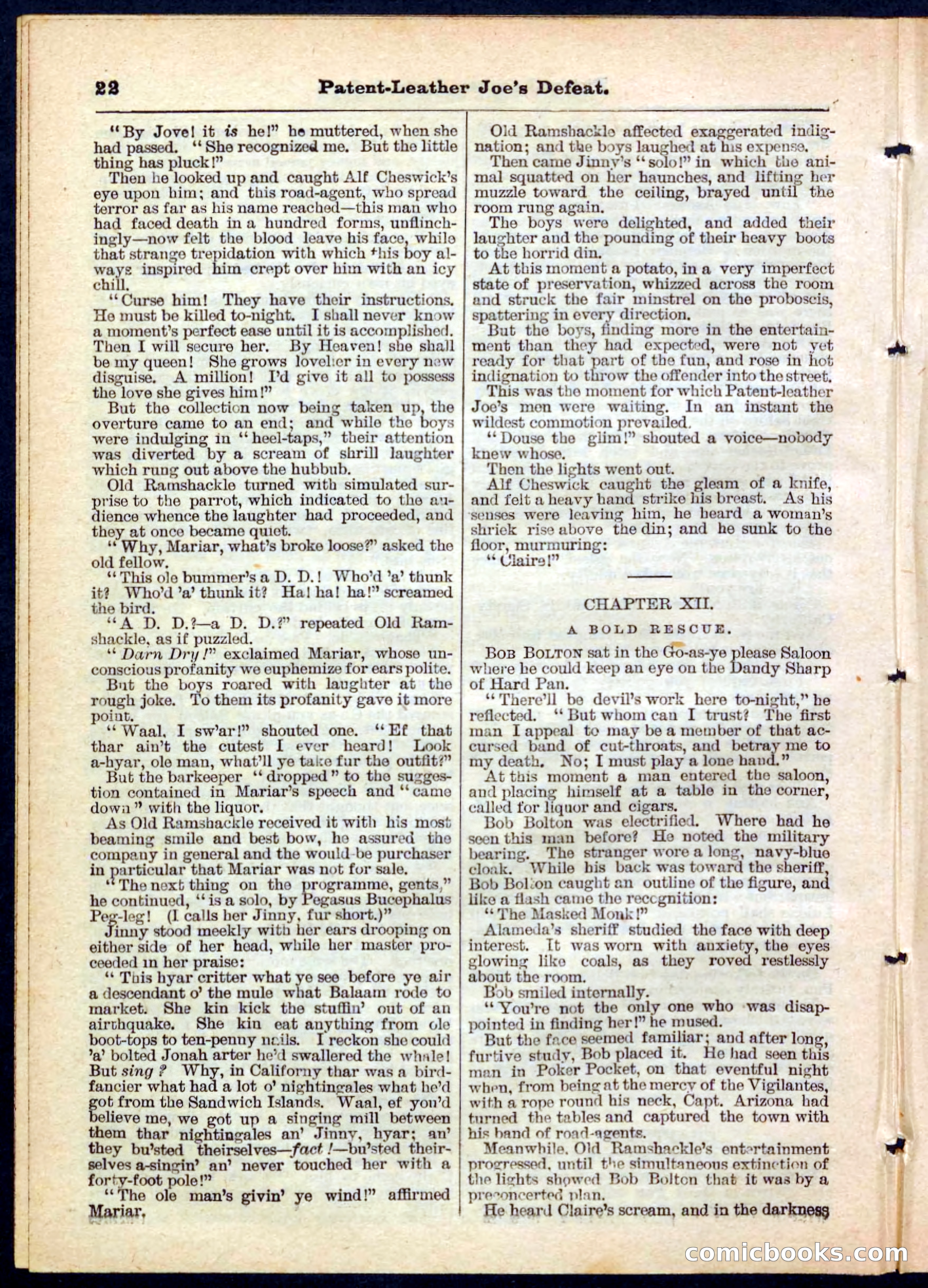 Beadle's Pocket Library No. 159 — page 22 of 32