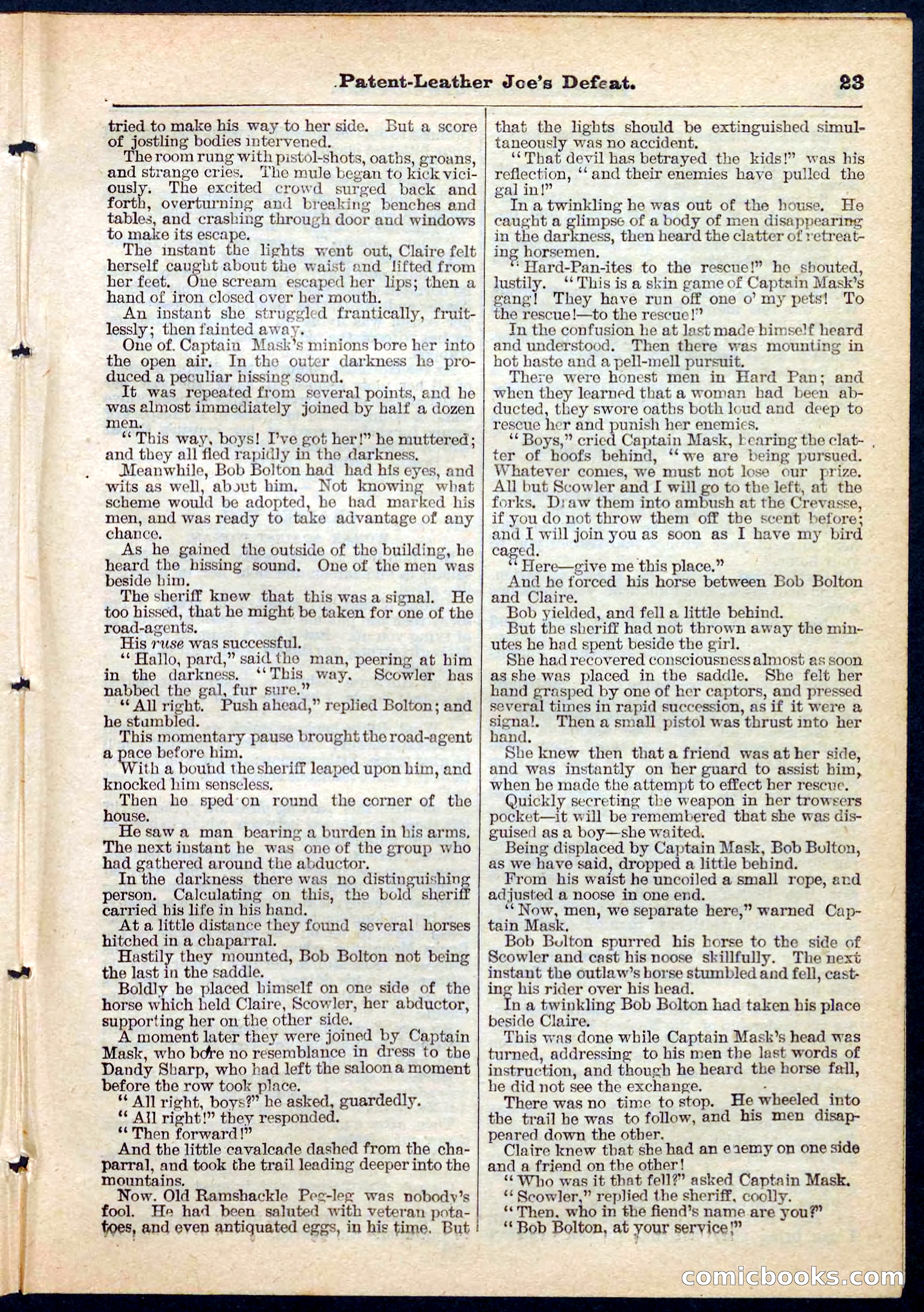 Beadle's Pocket Library No. 159 — page 23 of 32