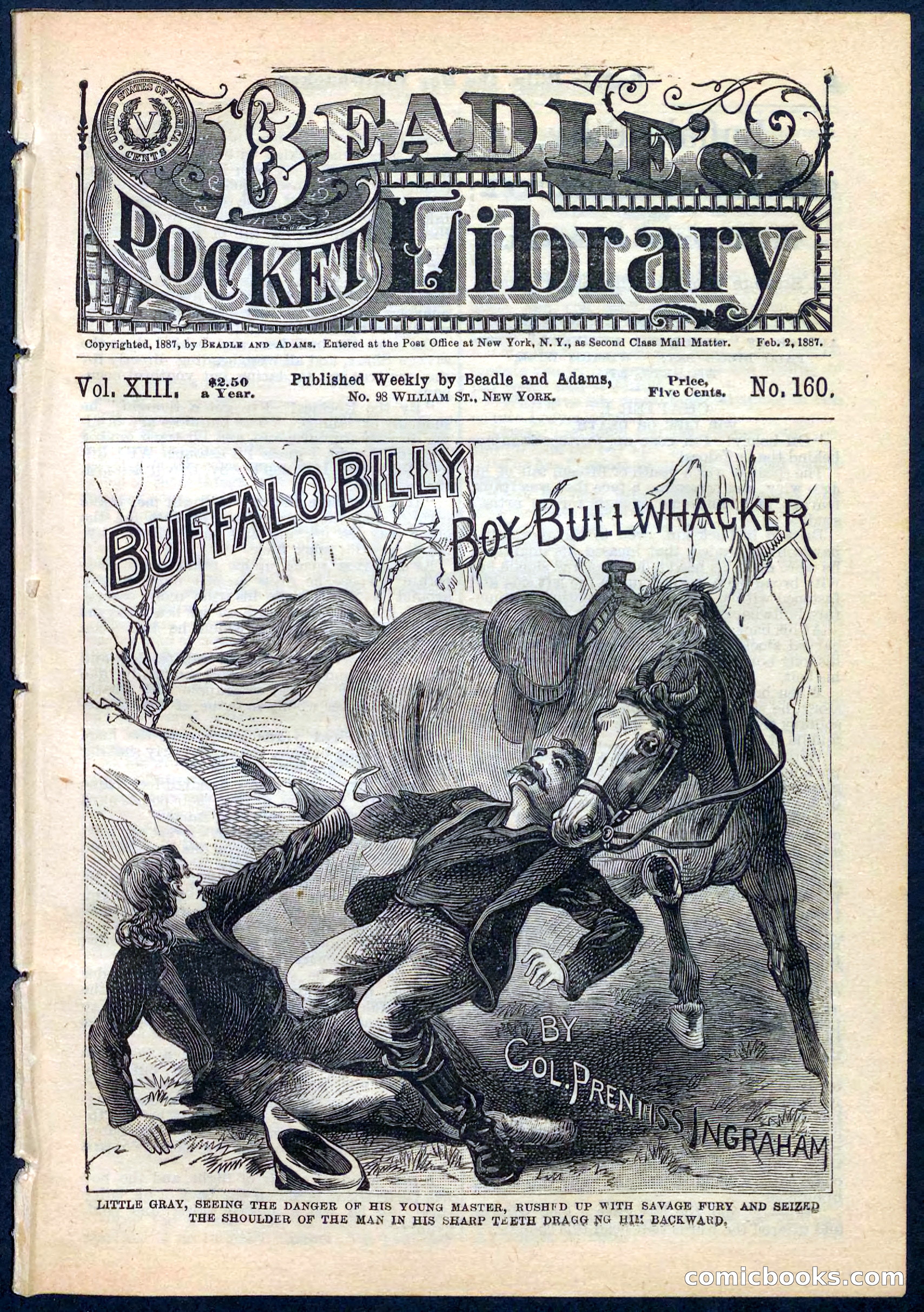 Beadle's Pocket Library No. 160 — page 1 of 32