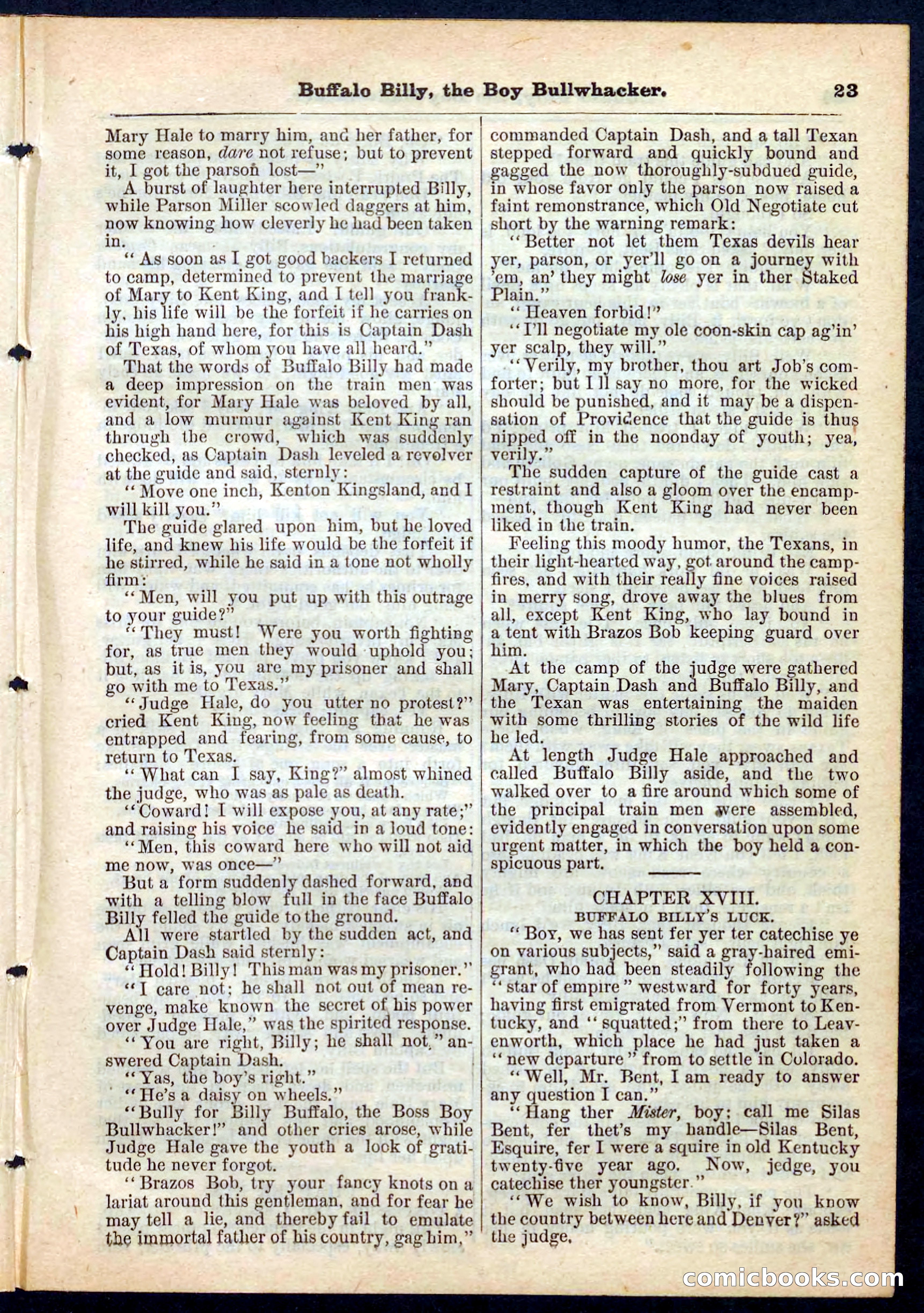 Beadle's Pocket Library No. 160 — page 23 of 32