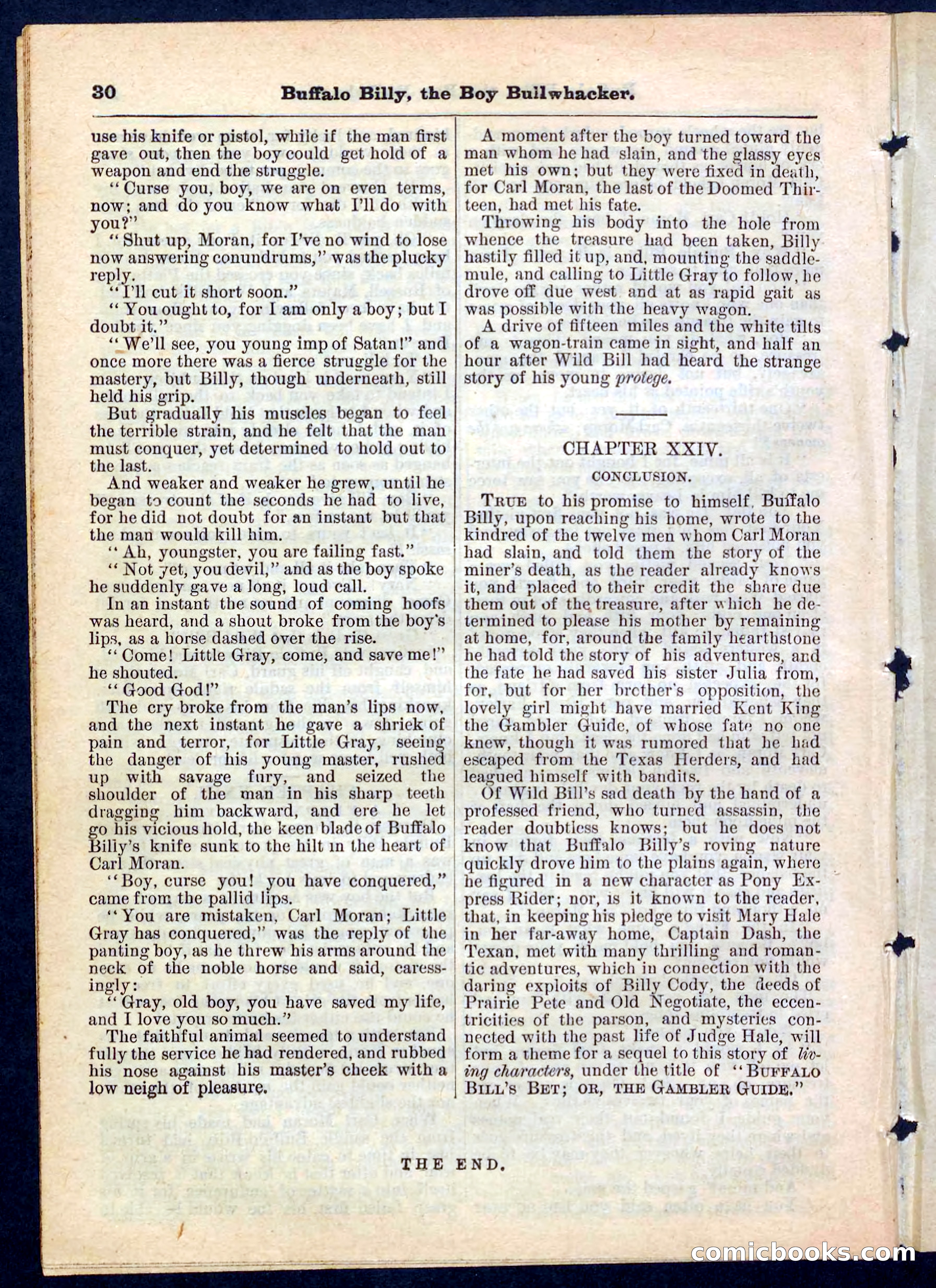 Beadle's Pocket Library No. 160 — page 30 of 32
