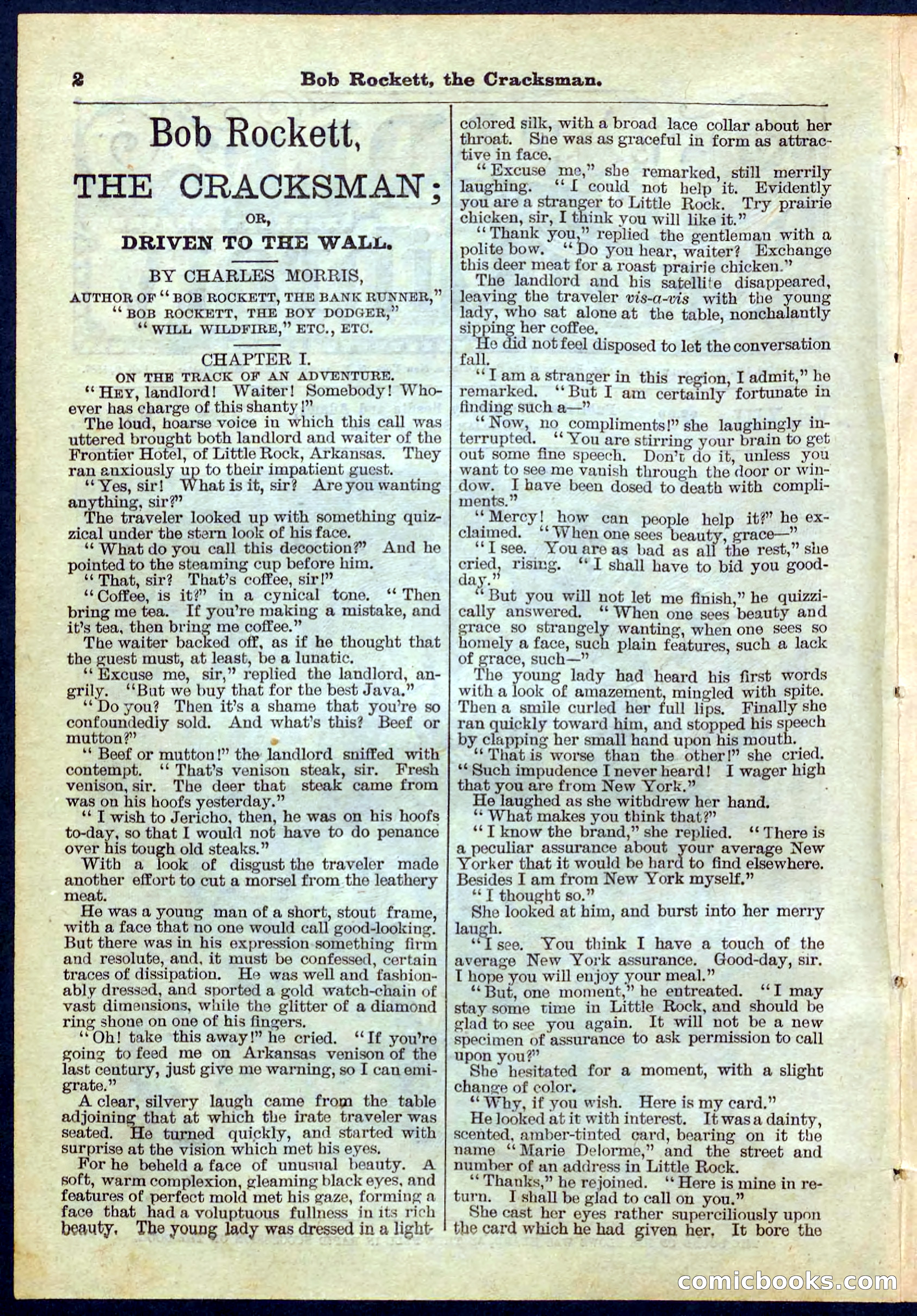 Beadle's Pocket Library No. 161 — page 2 of 32