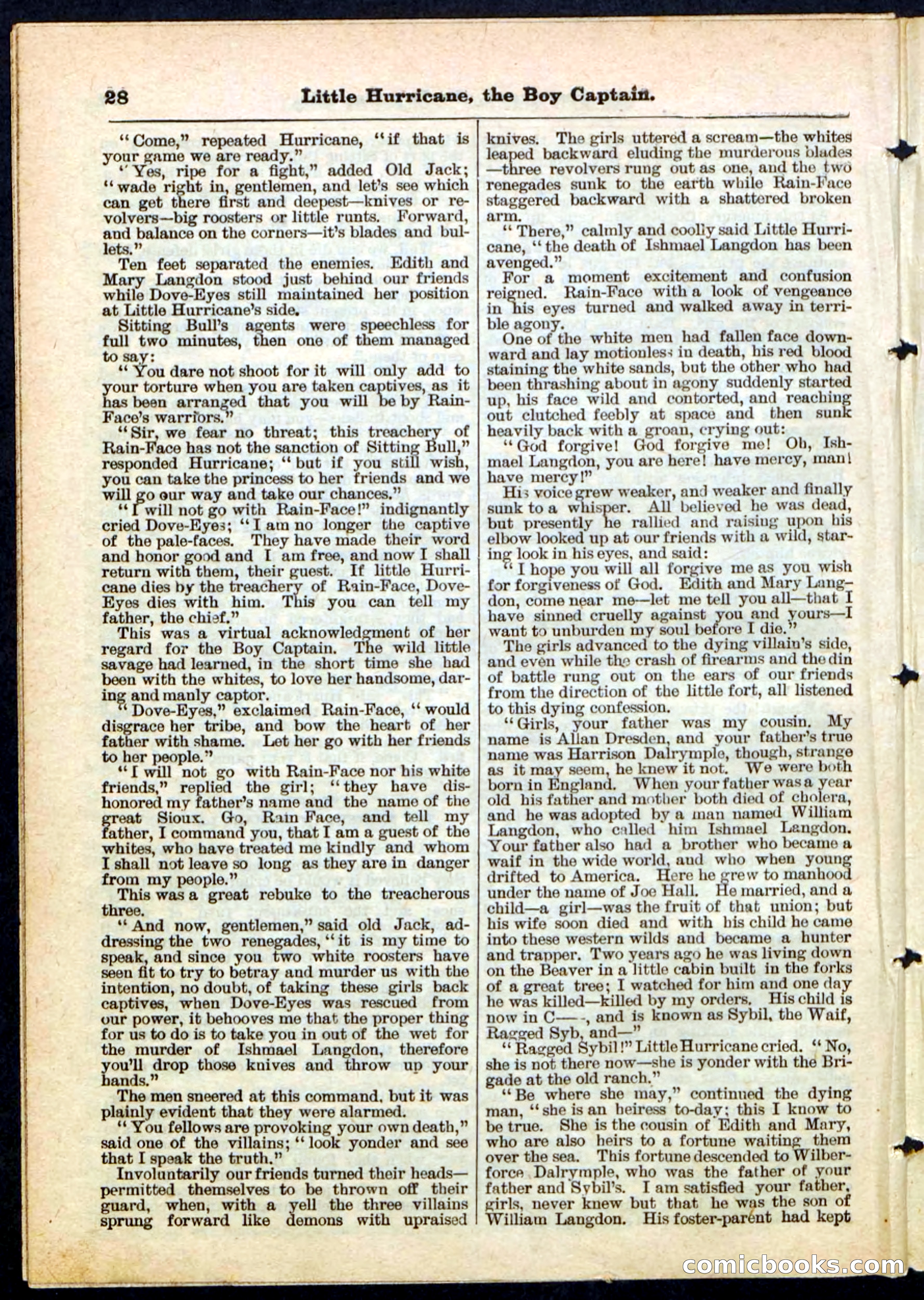 Beadle's Pocket Library, No. 162 — page 28 of 32
