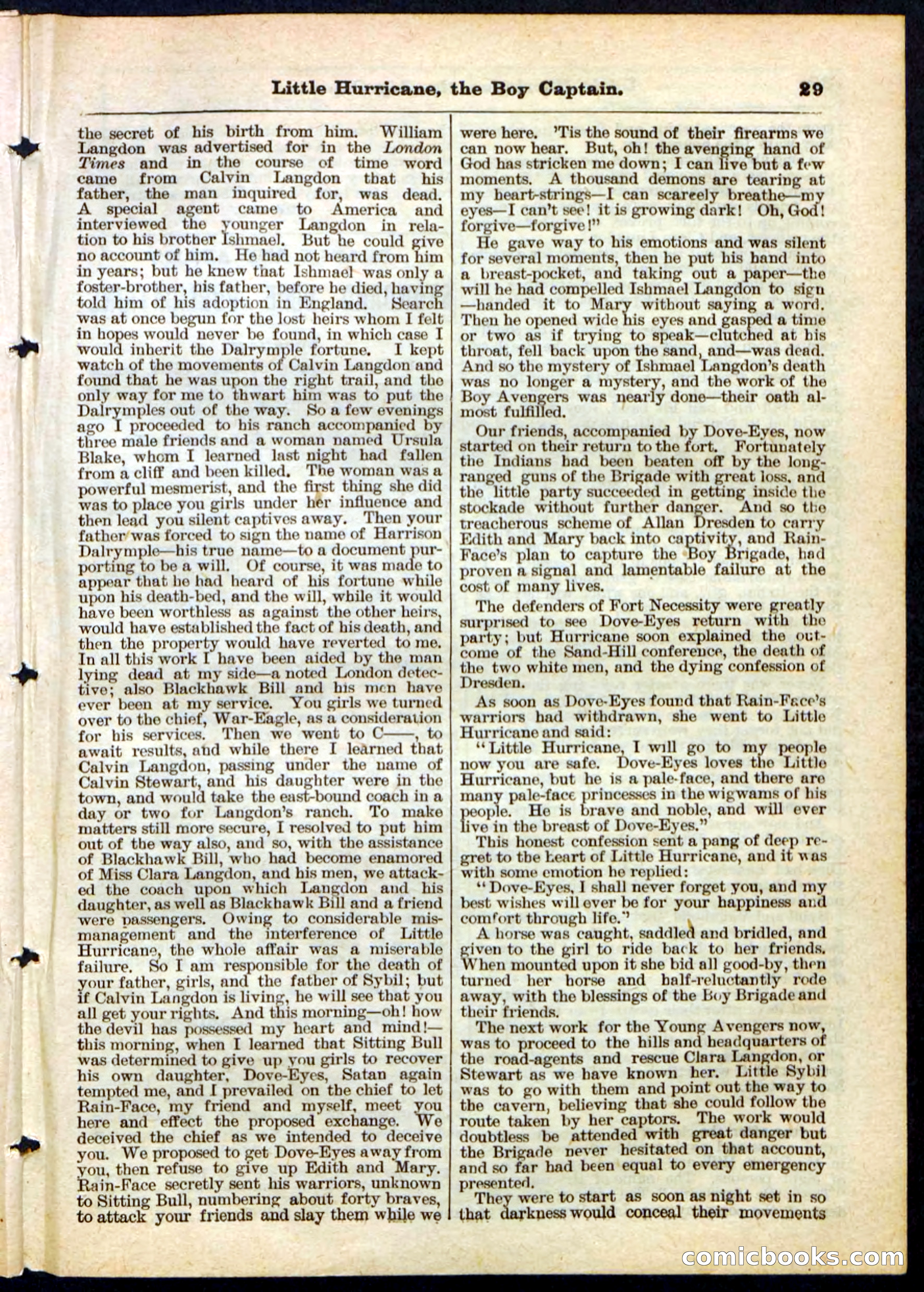 Beadle's Pocket Library, No. 162 — page 29 of 32
