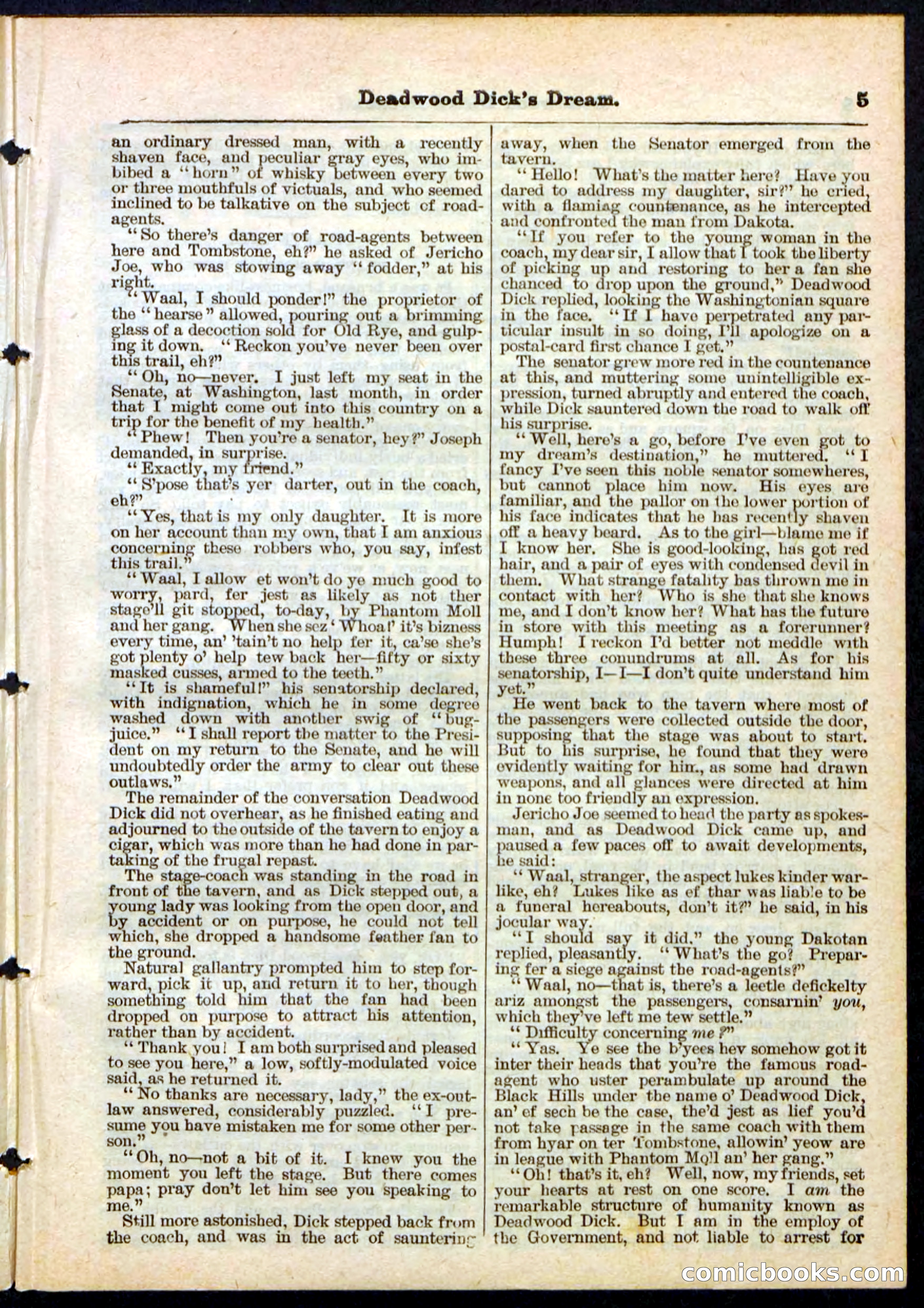 Beadle's Pocket Library No. 163 — page 5 of 32