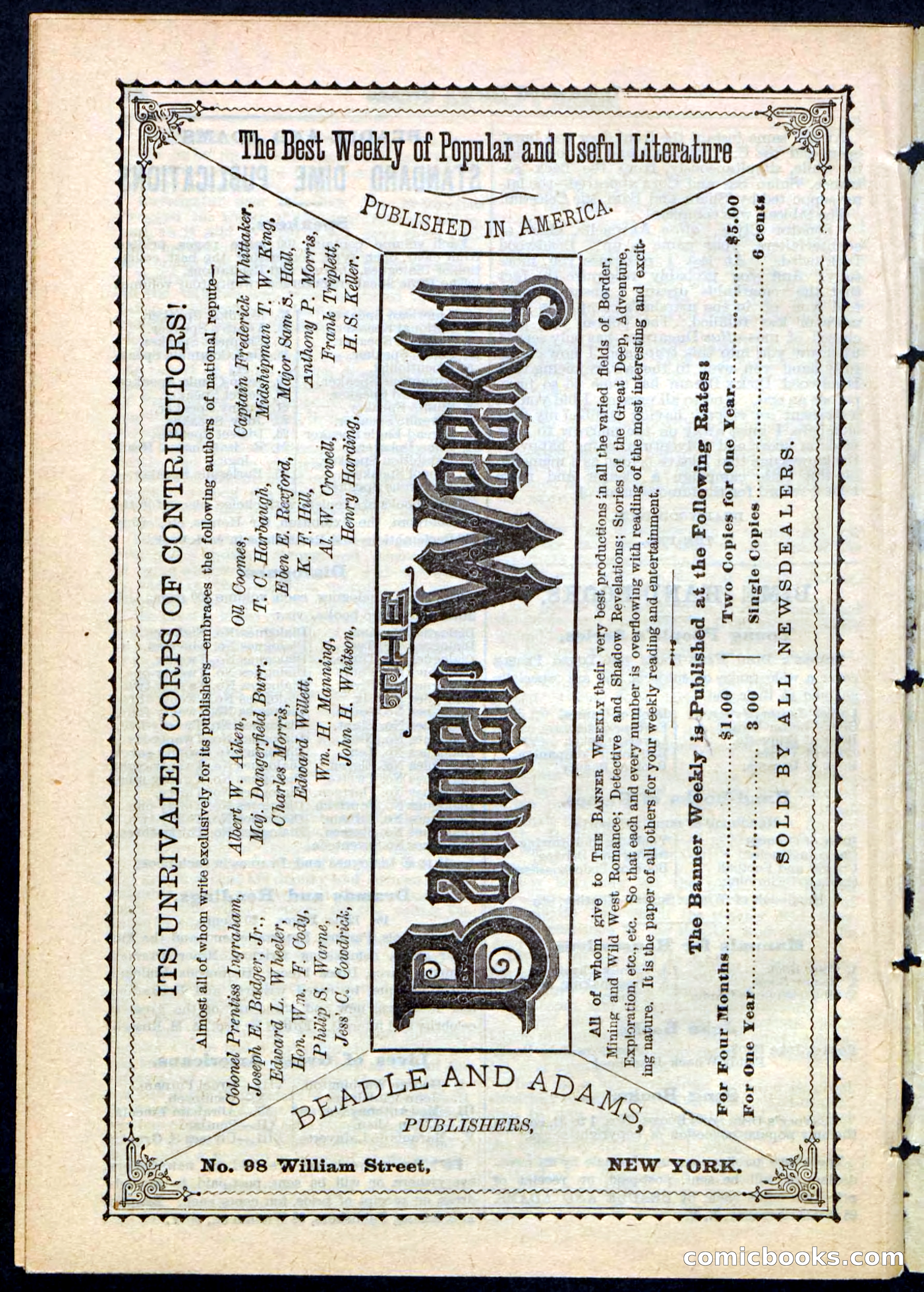 Beadle's Pocket Library No. 163 — page 30 of 32