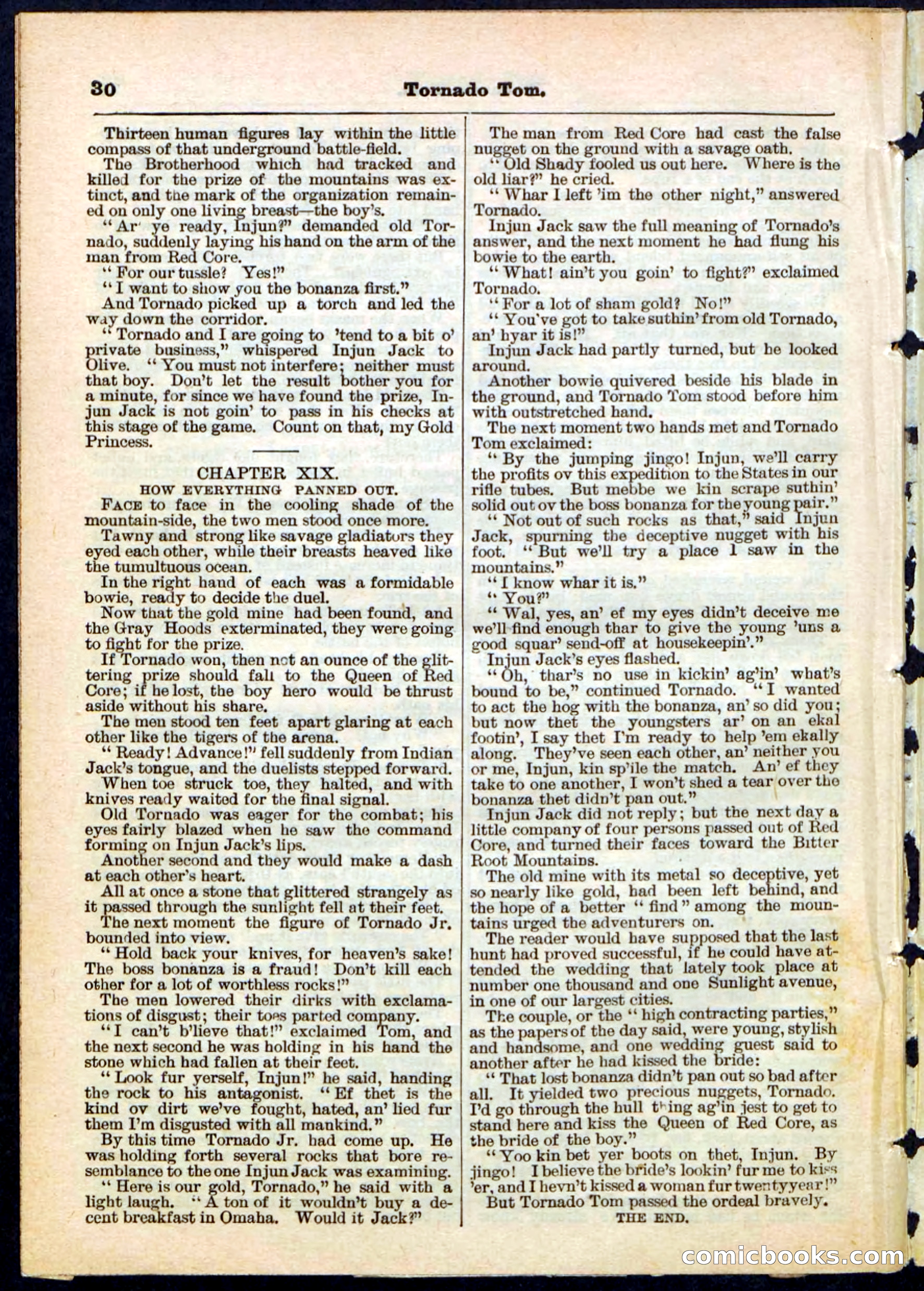 Beadle's Pocket Library No. 164 — page 30 of 32