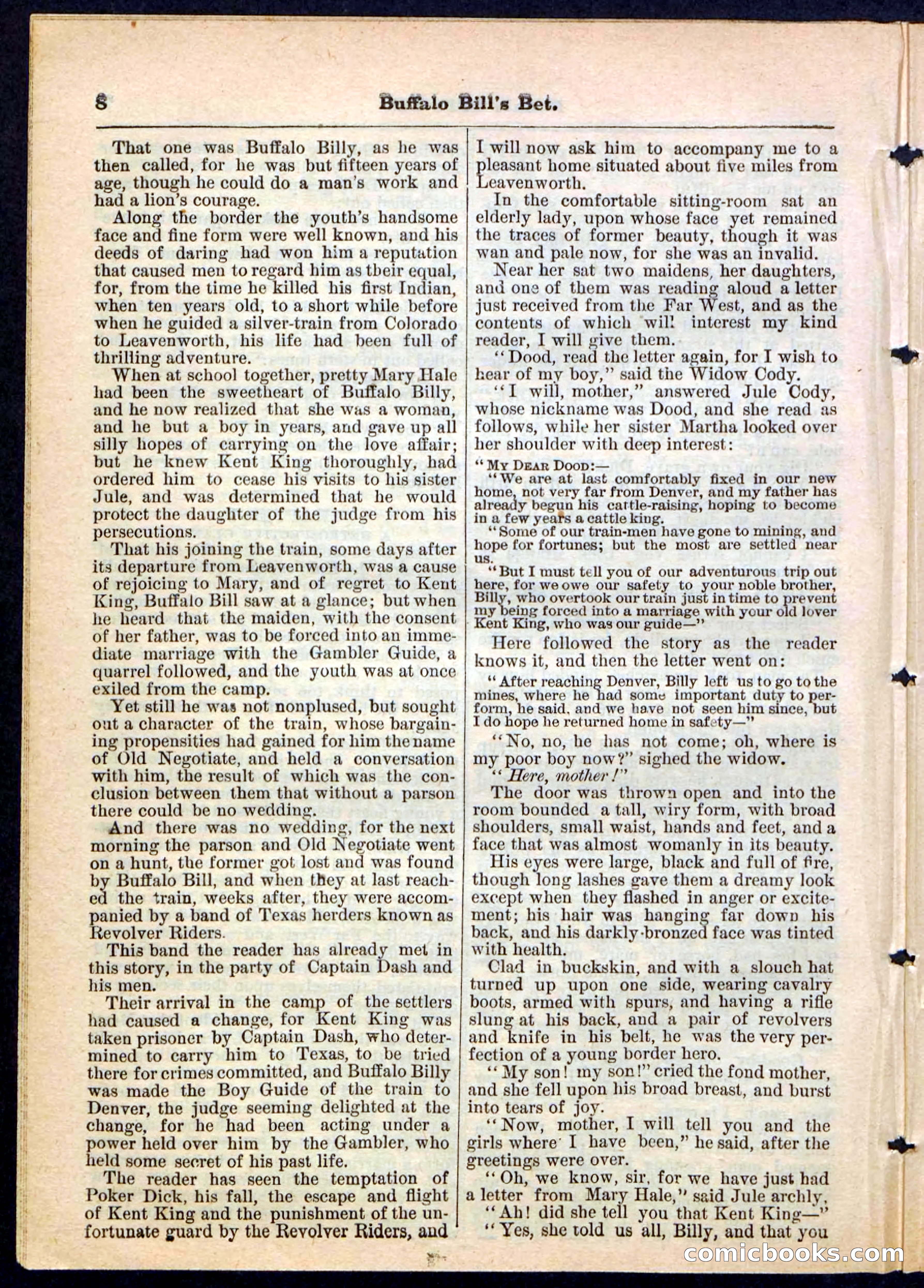 Beadle's Pocket Library No. 165 — page 8 of 32
