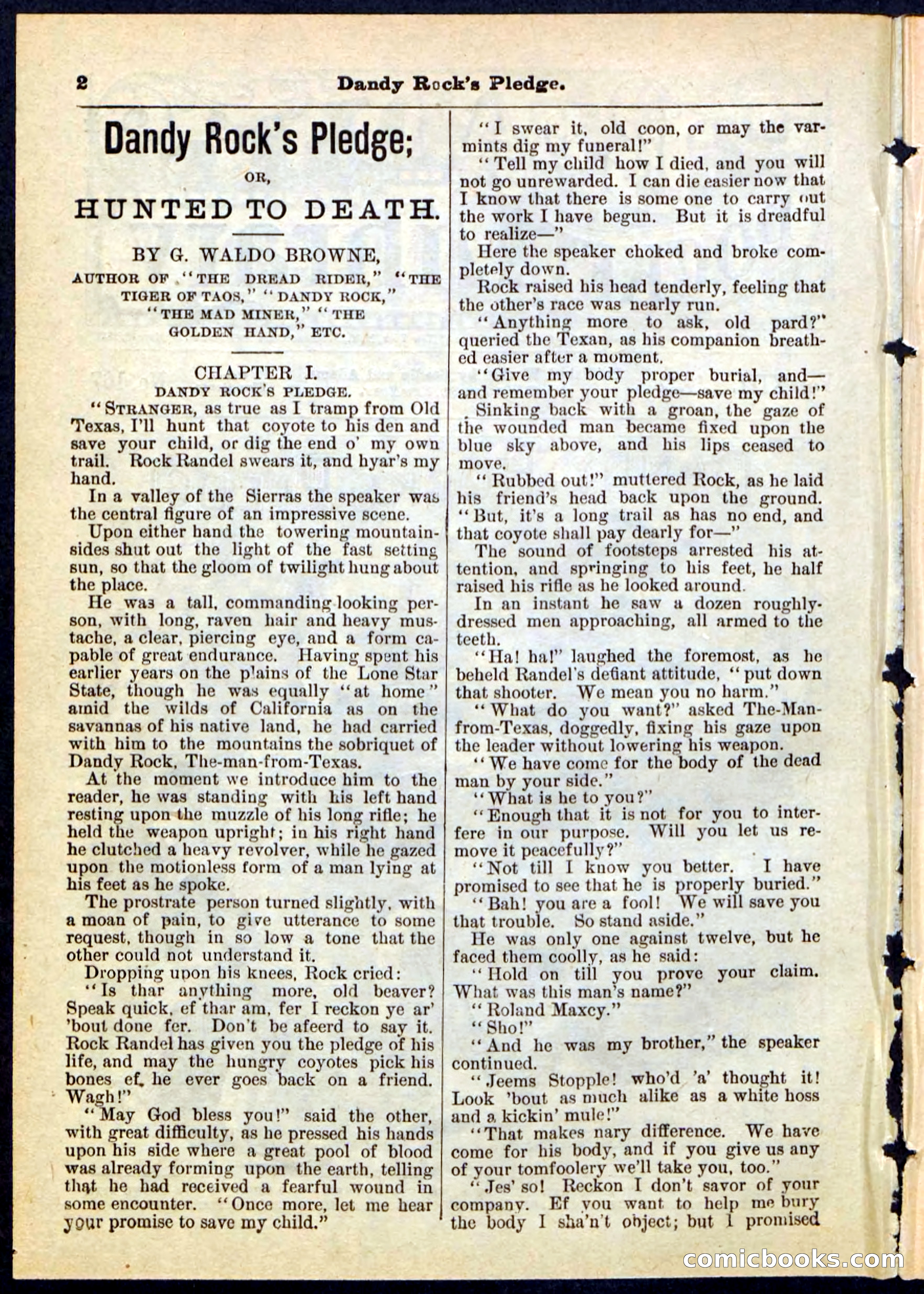 Beadle's Pocket Library No. 167 — page 2 of 32