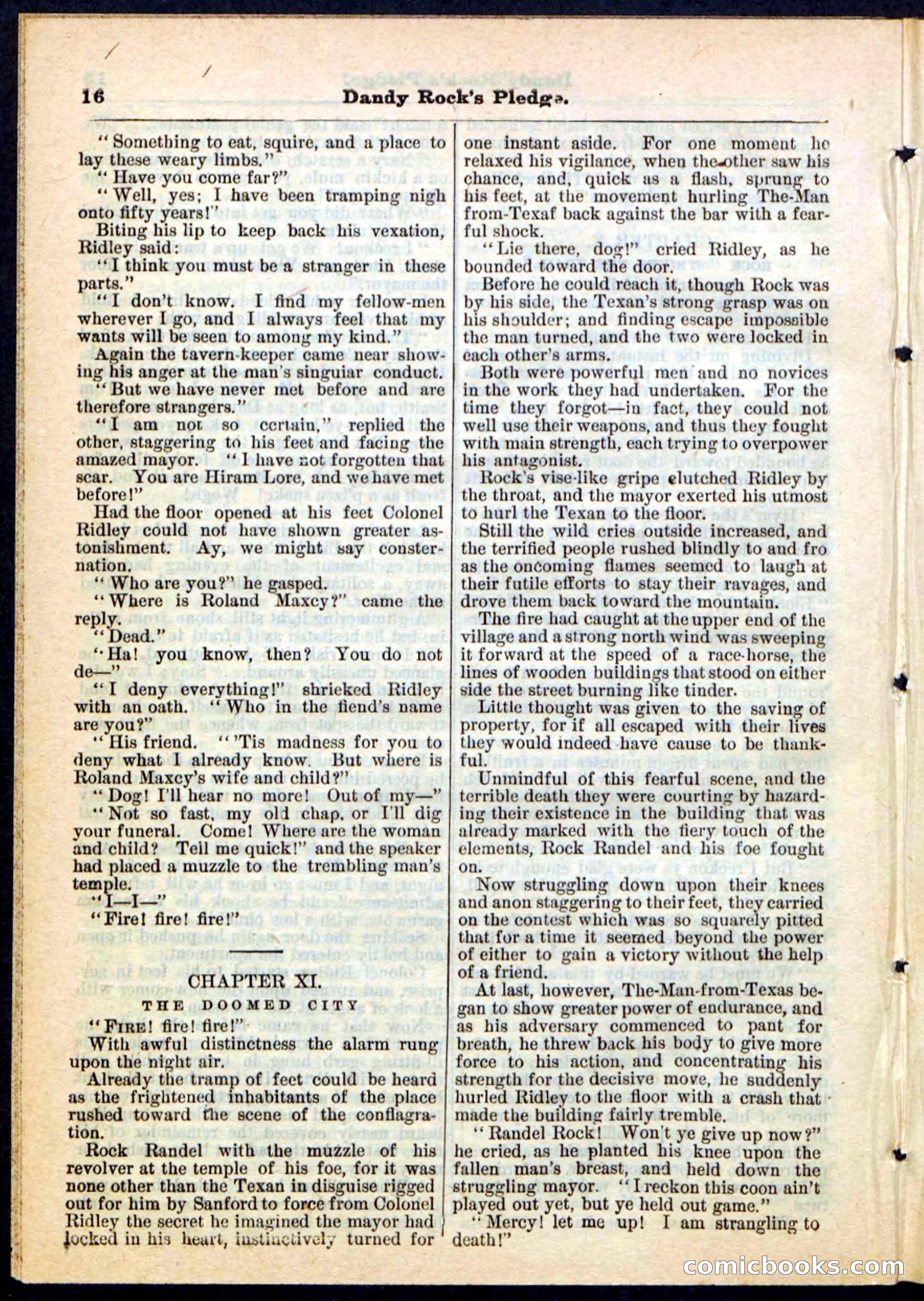 Beadle's Pocket Library No. 167 — page 16 of 32