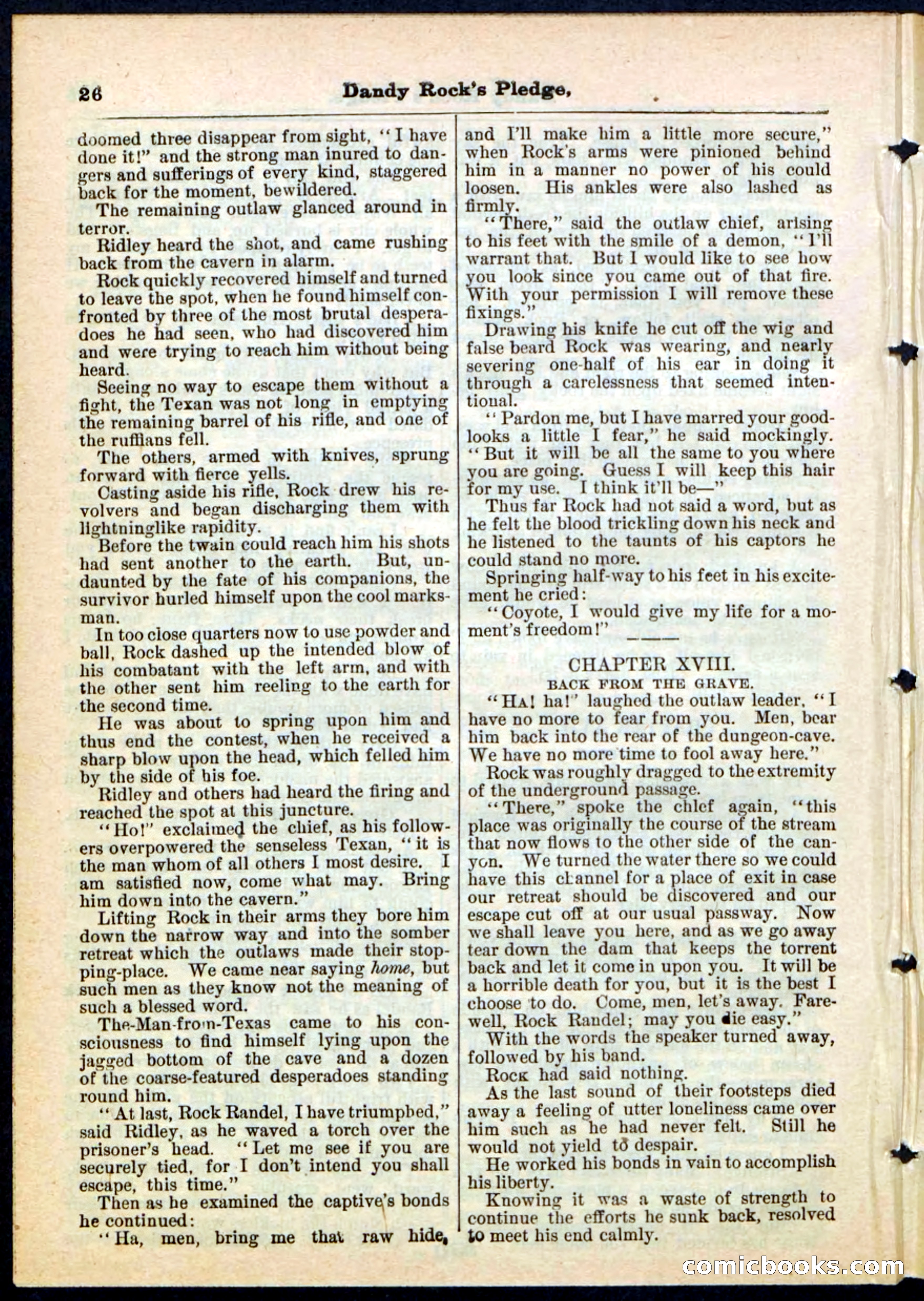 Beadle's Pocket Library No. 167 — page 26 of 32